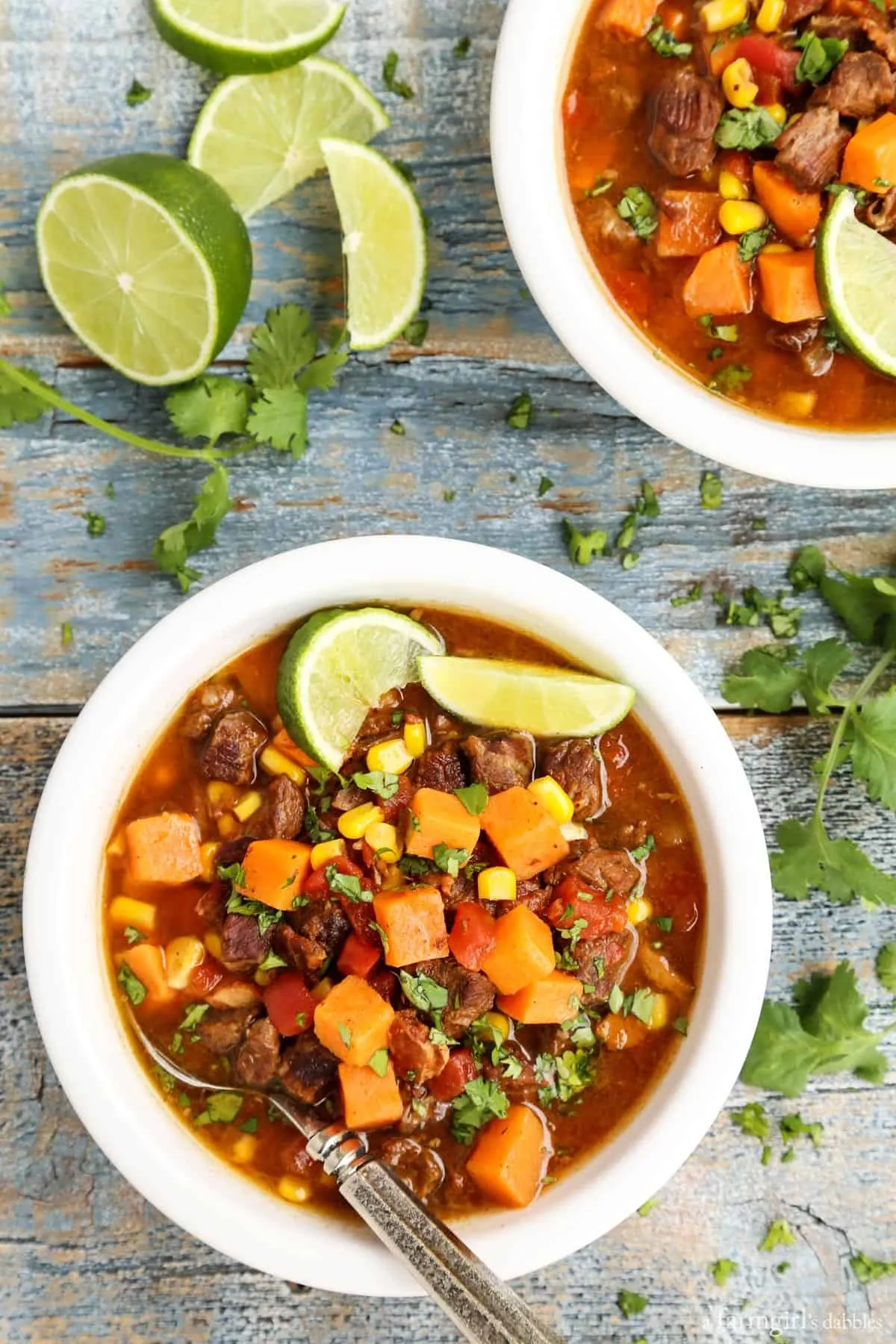 Crockpot Beef and Sweet Potato Soup