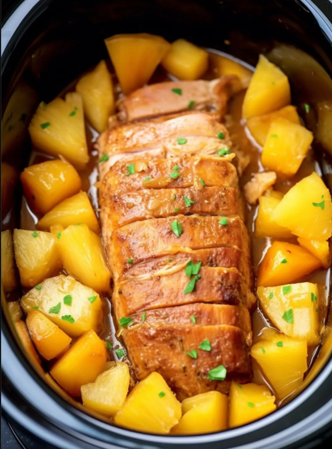 Crockpot Pineapple Pork Roast