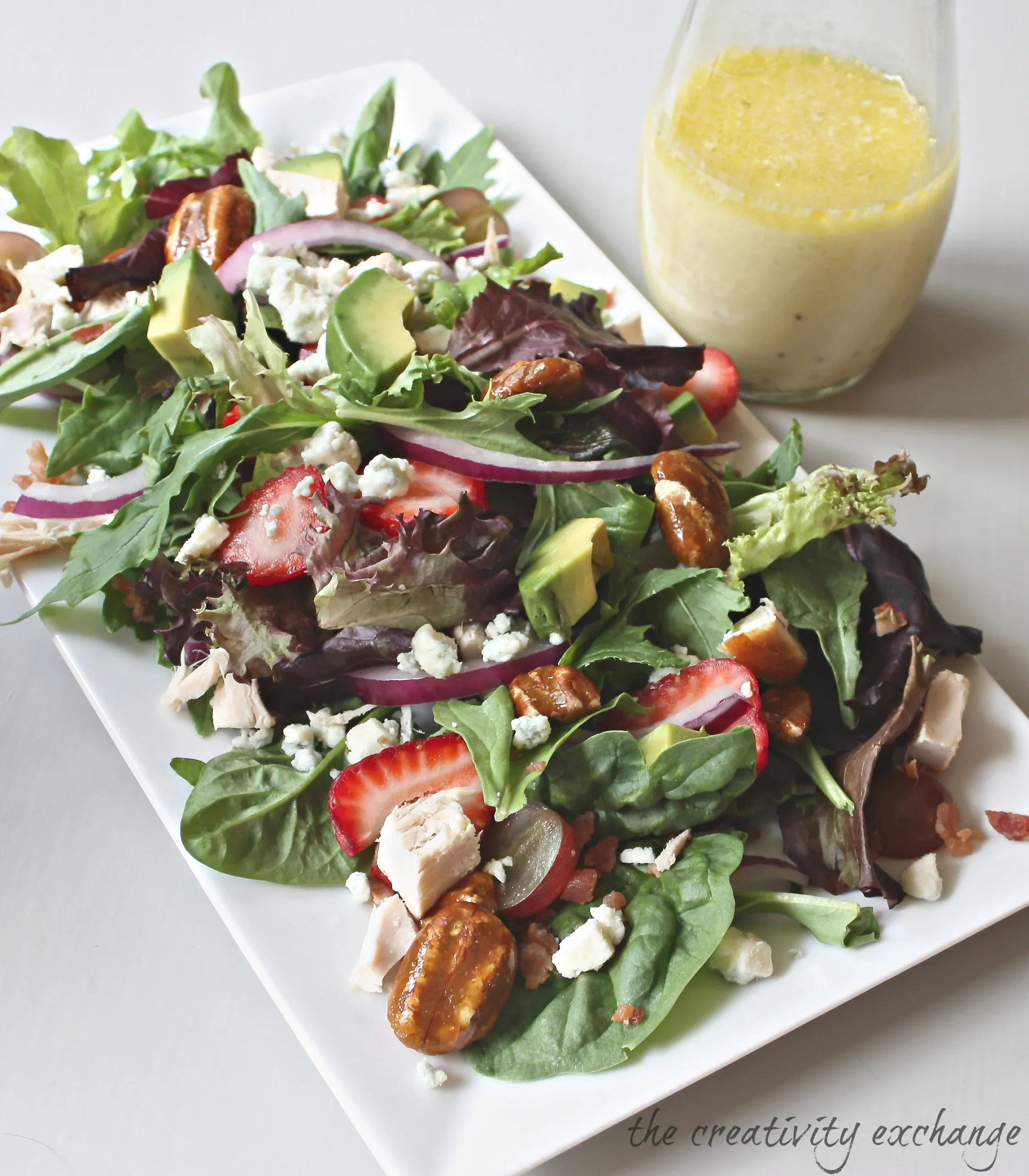 Cruciferous Crunch Salad with Honey Mustard Vinaigrette