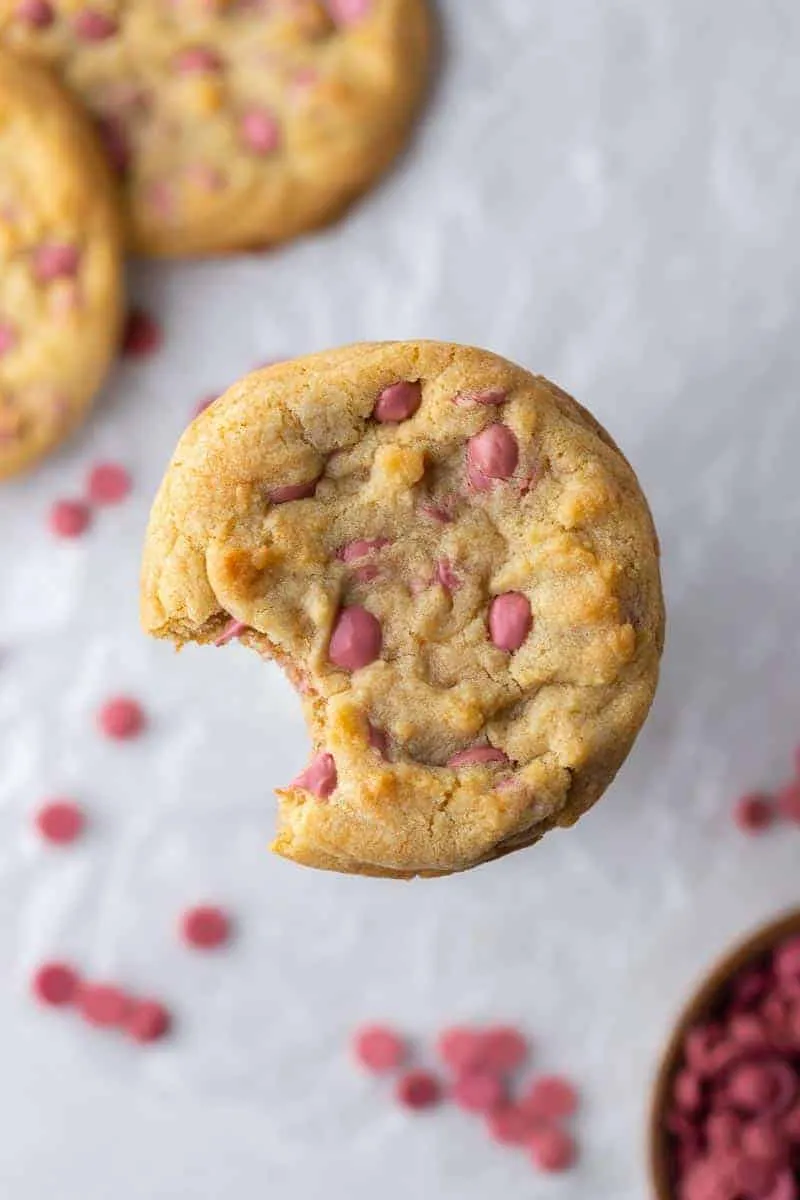 Crumbl Ruby Chocolate Chip Cookies