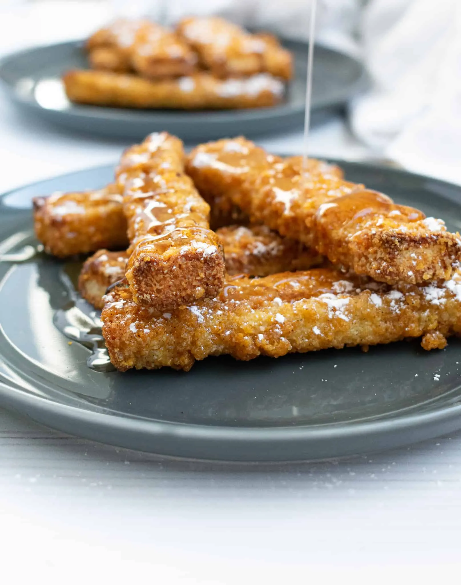 Crunchy Baked French Toast Sticks