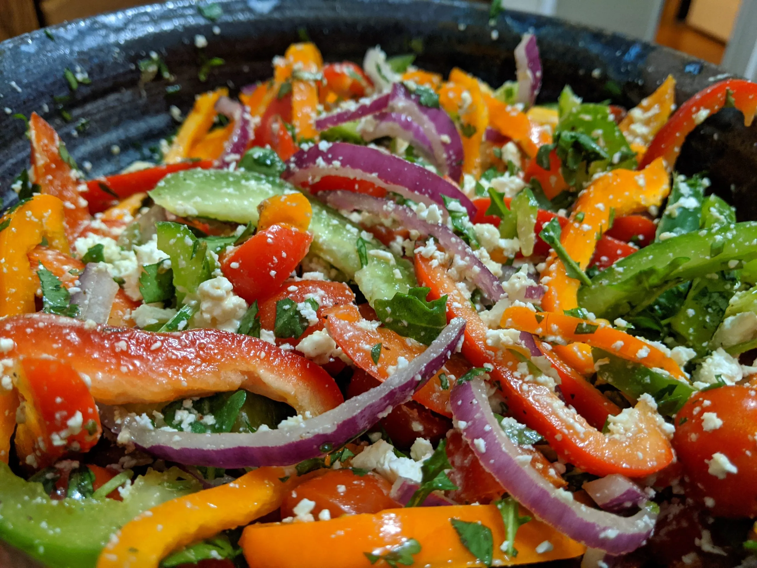 Crunchy Bell Pepper Salad