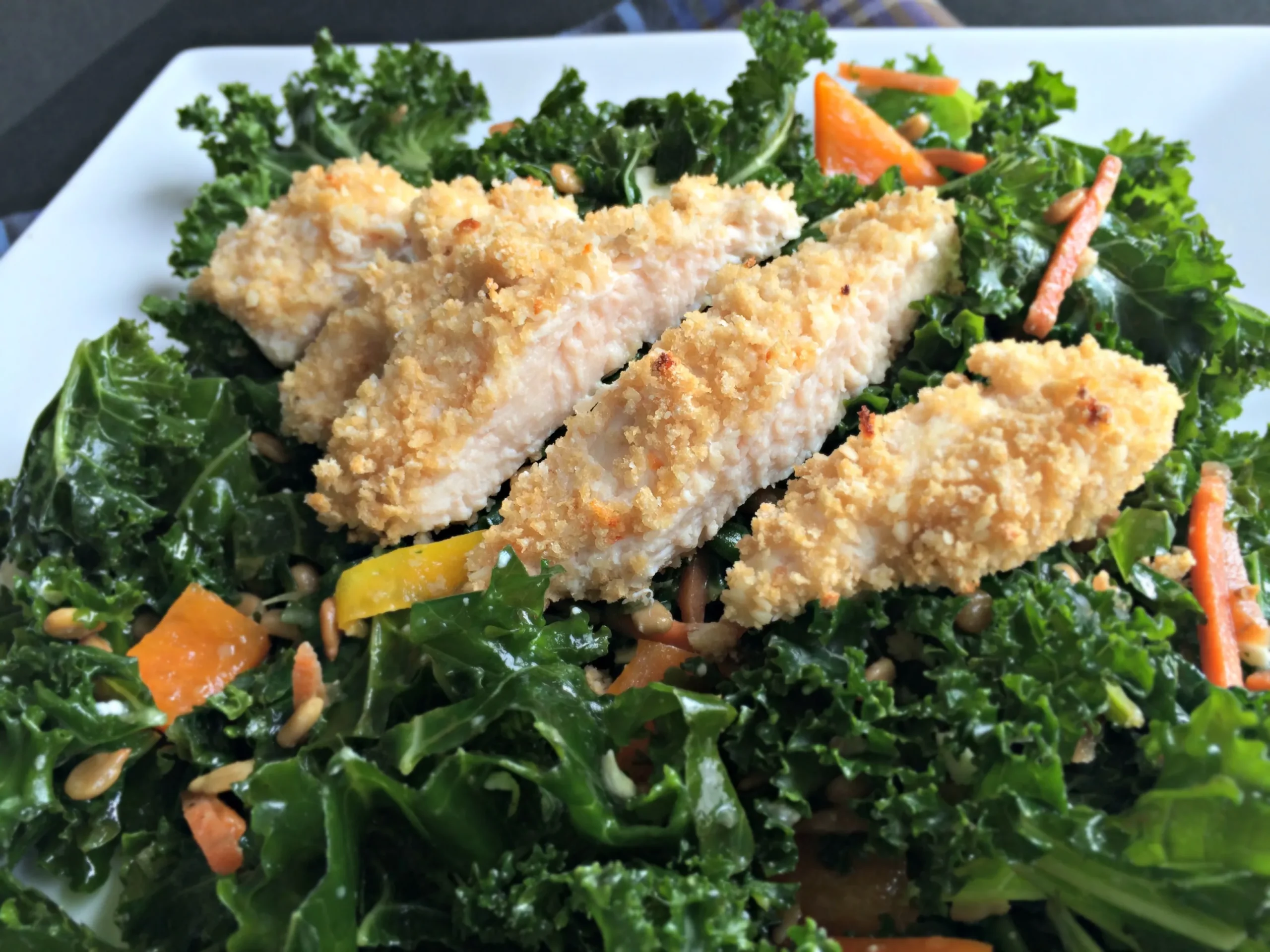 Crunchy Kale Chicken Salad