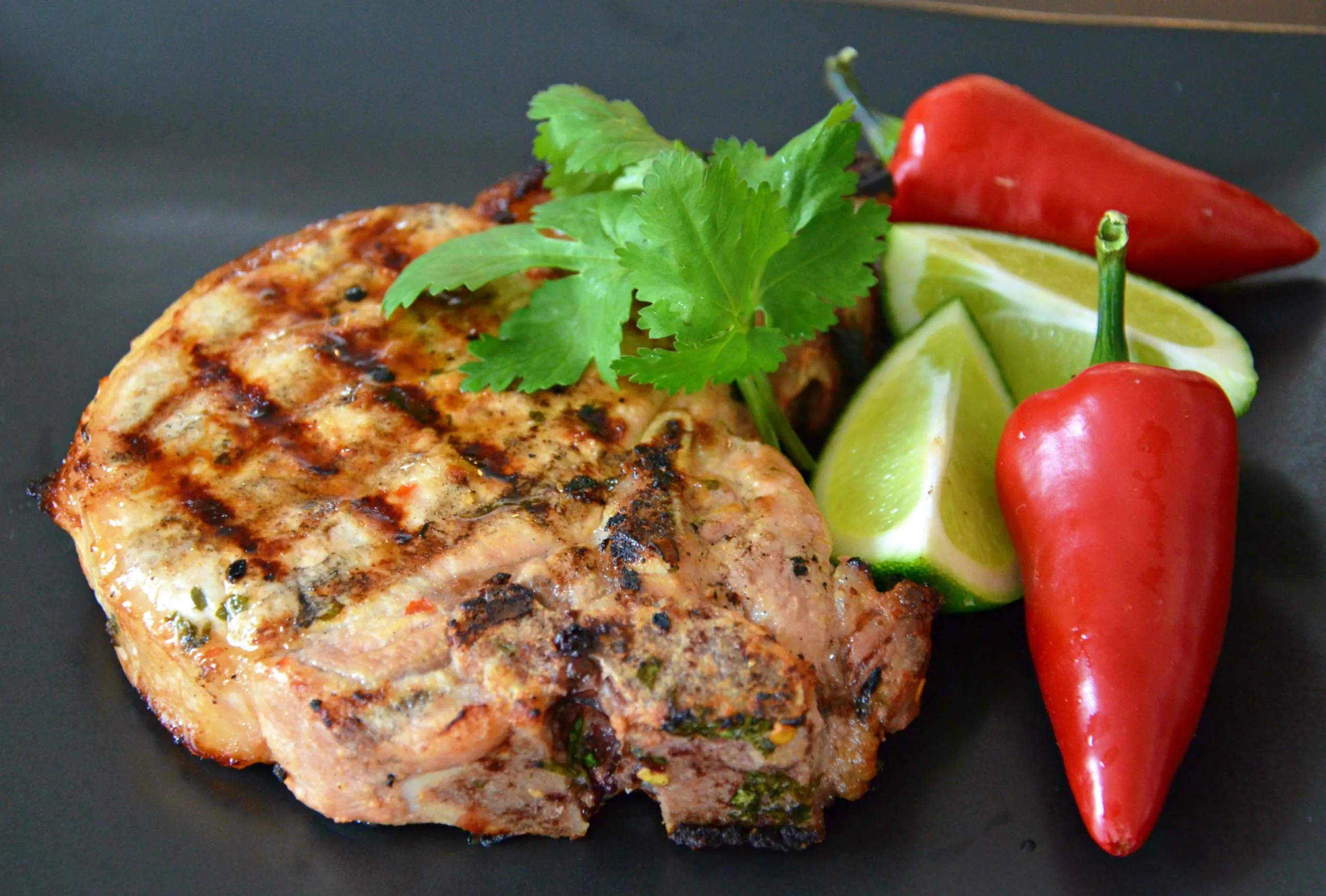 Cuban Mojo Grilled Pork Chops