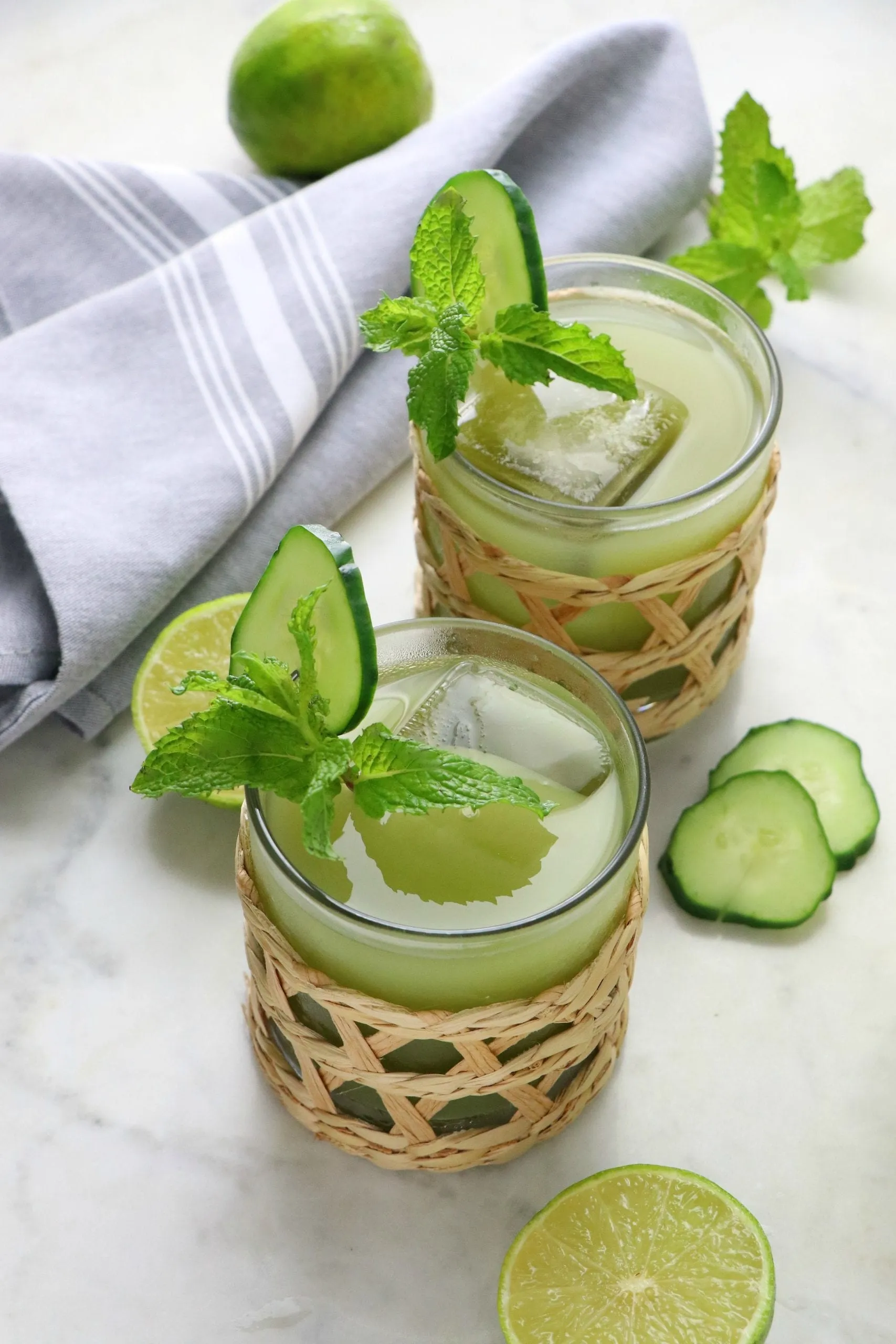 Cucumber Mint Lemon Limeade
