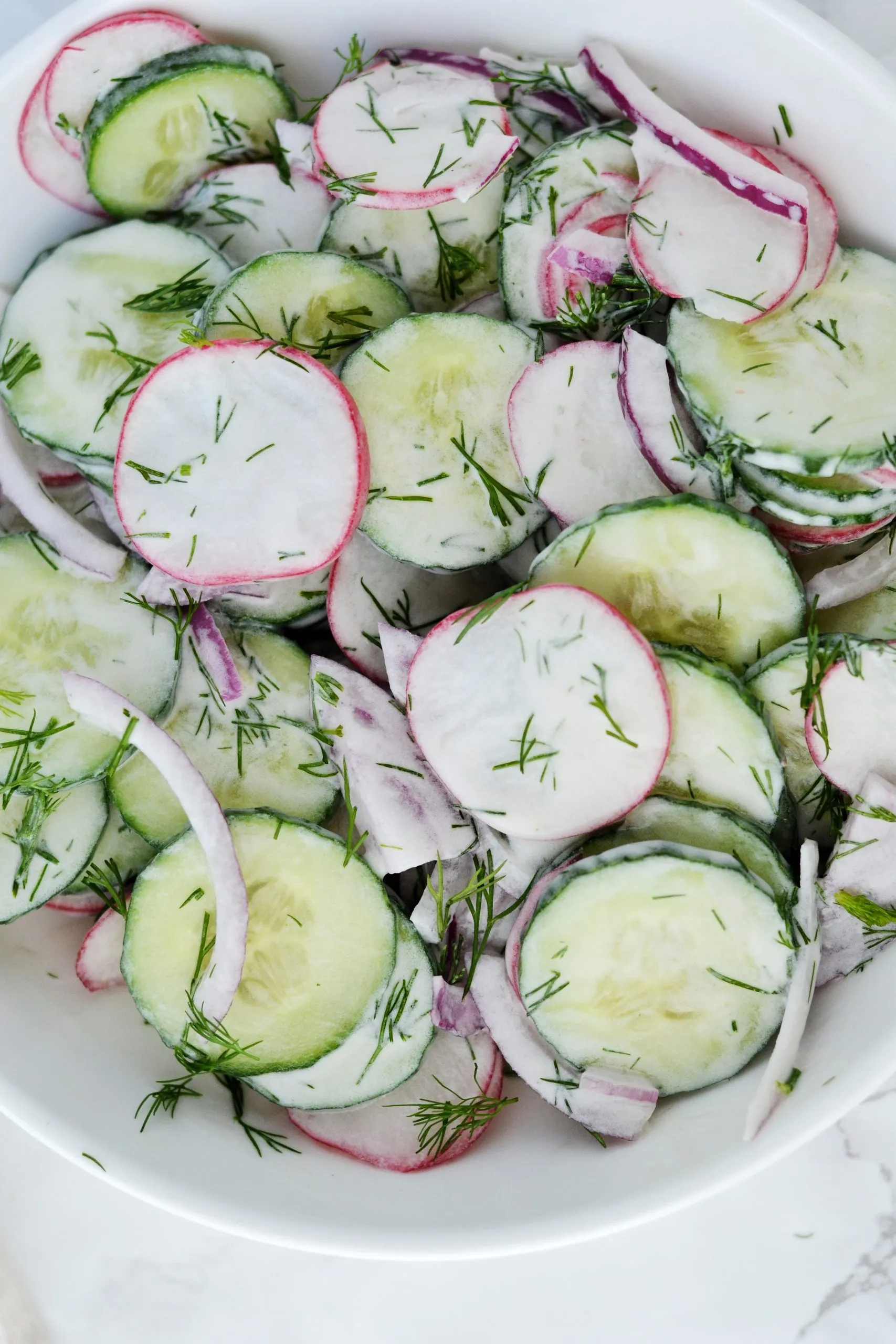Cucumber Radish Dill Salad