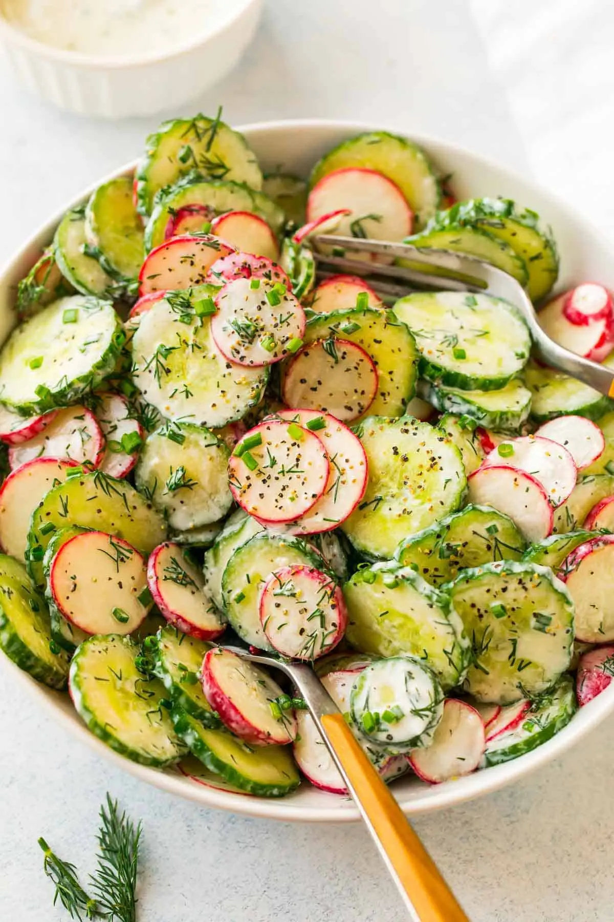 Cucumber Yogurt Dill Salad