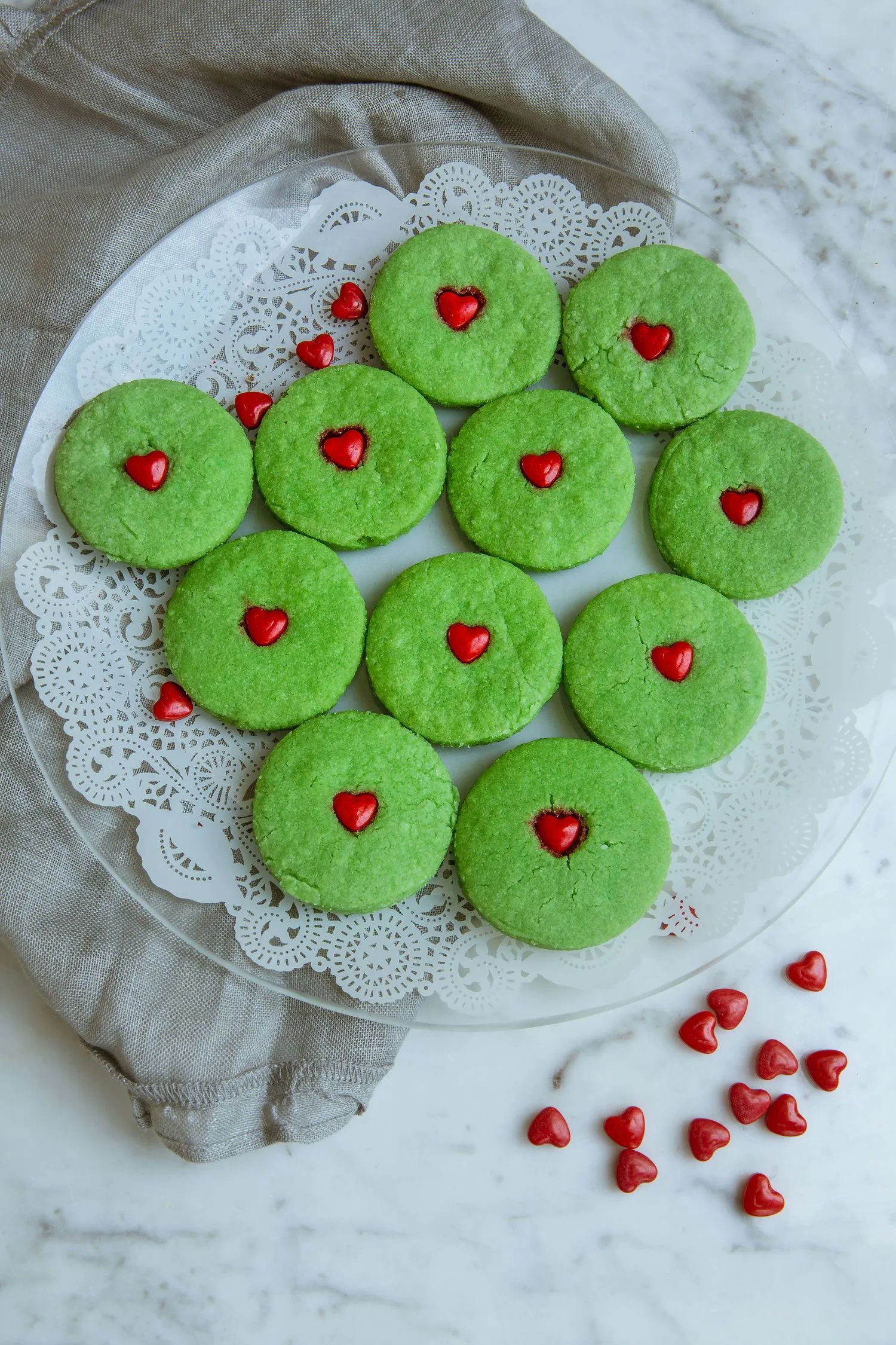 Dairy Free Grinch Cookies