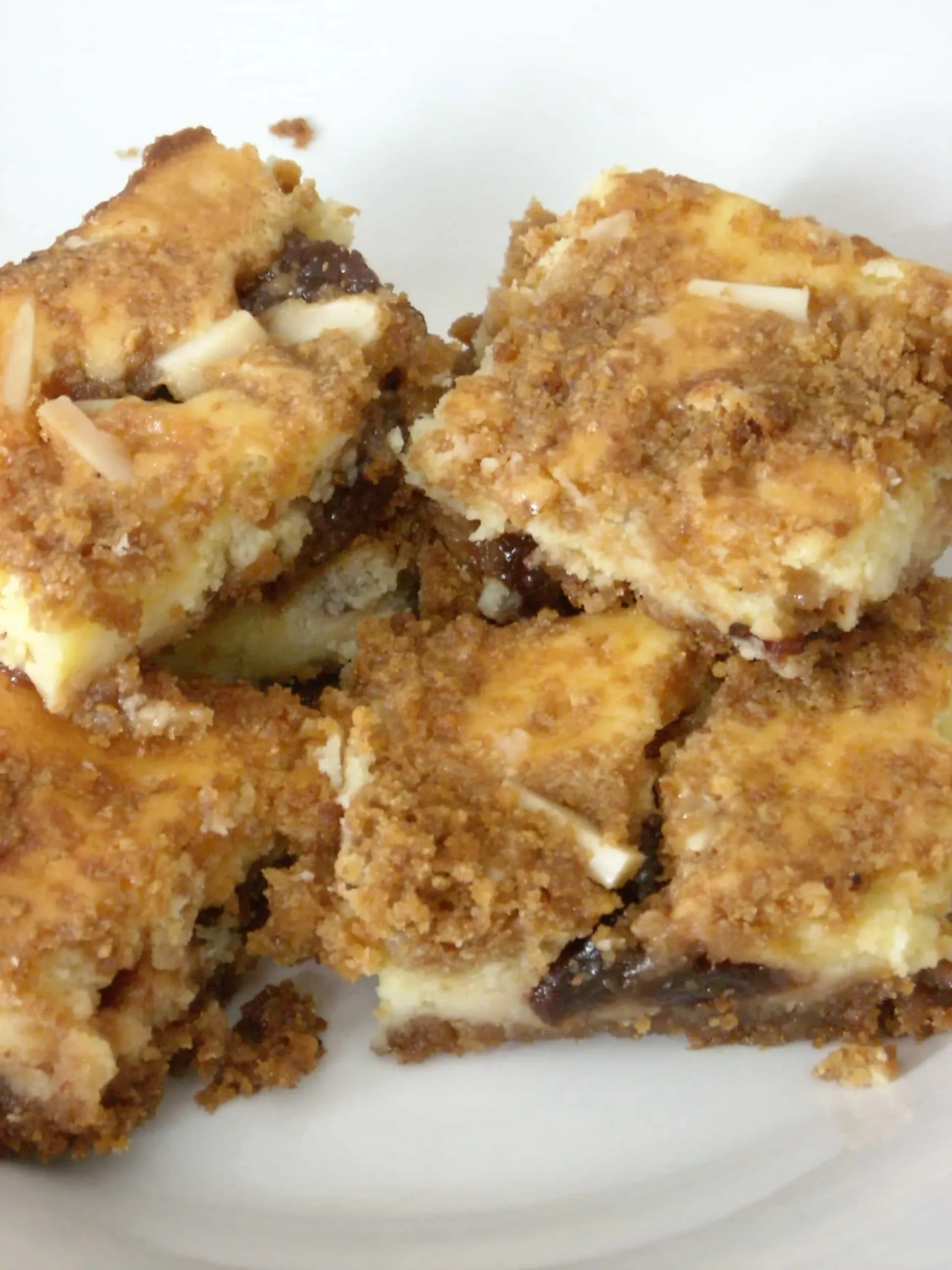 Damson Plum Cheesecake Bars