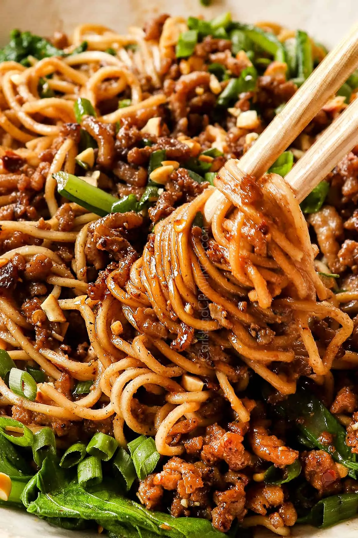 Dan Dan Noodles (Spicy Sichuan Noodles)