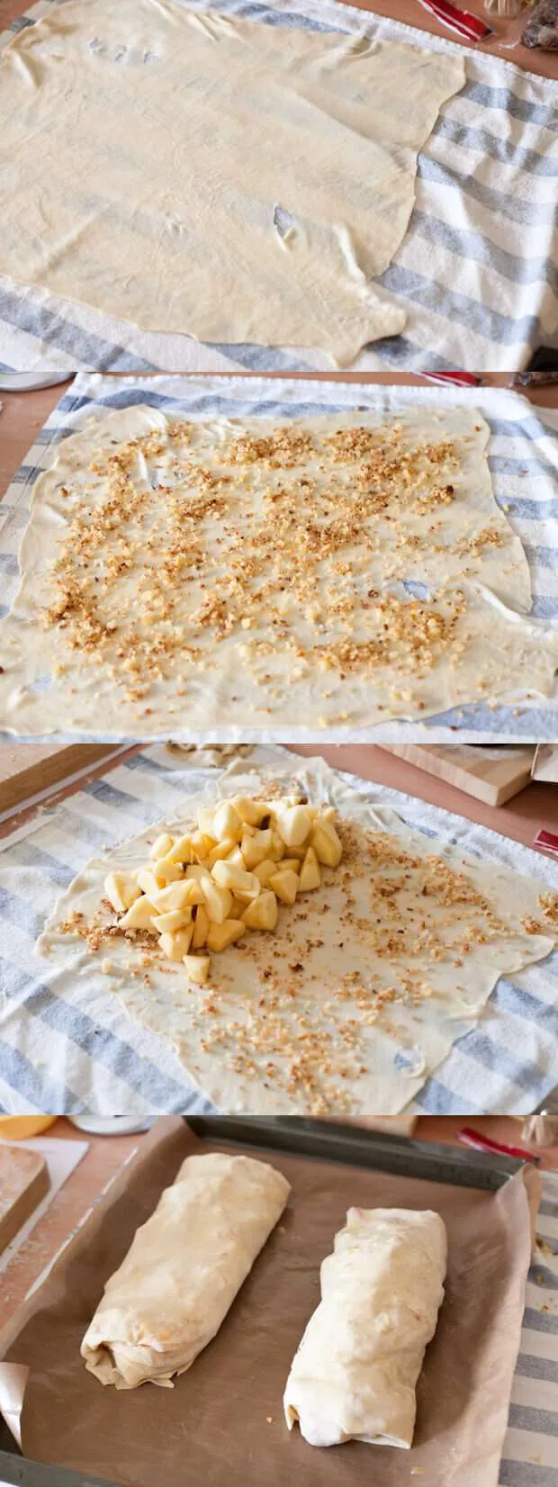 Daring Bakers Apple Strudel