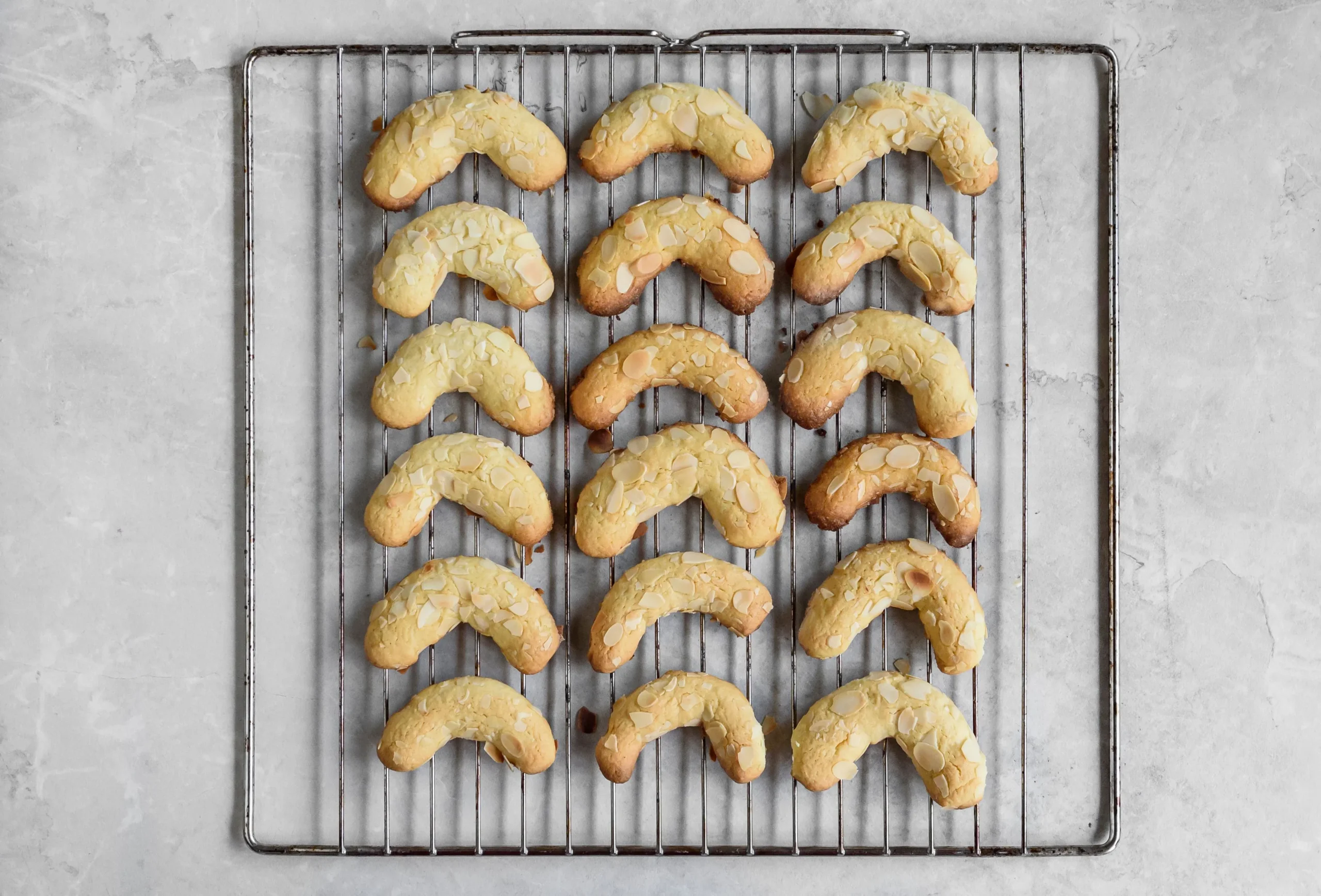 Dark Chocolate Crescent Cookies