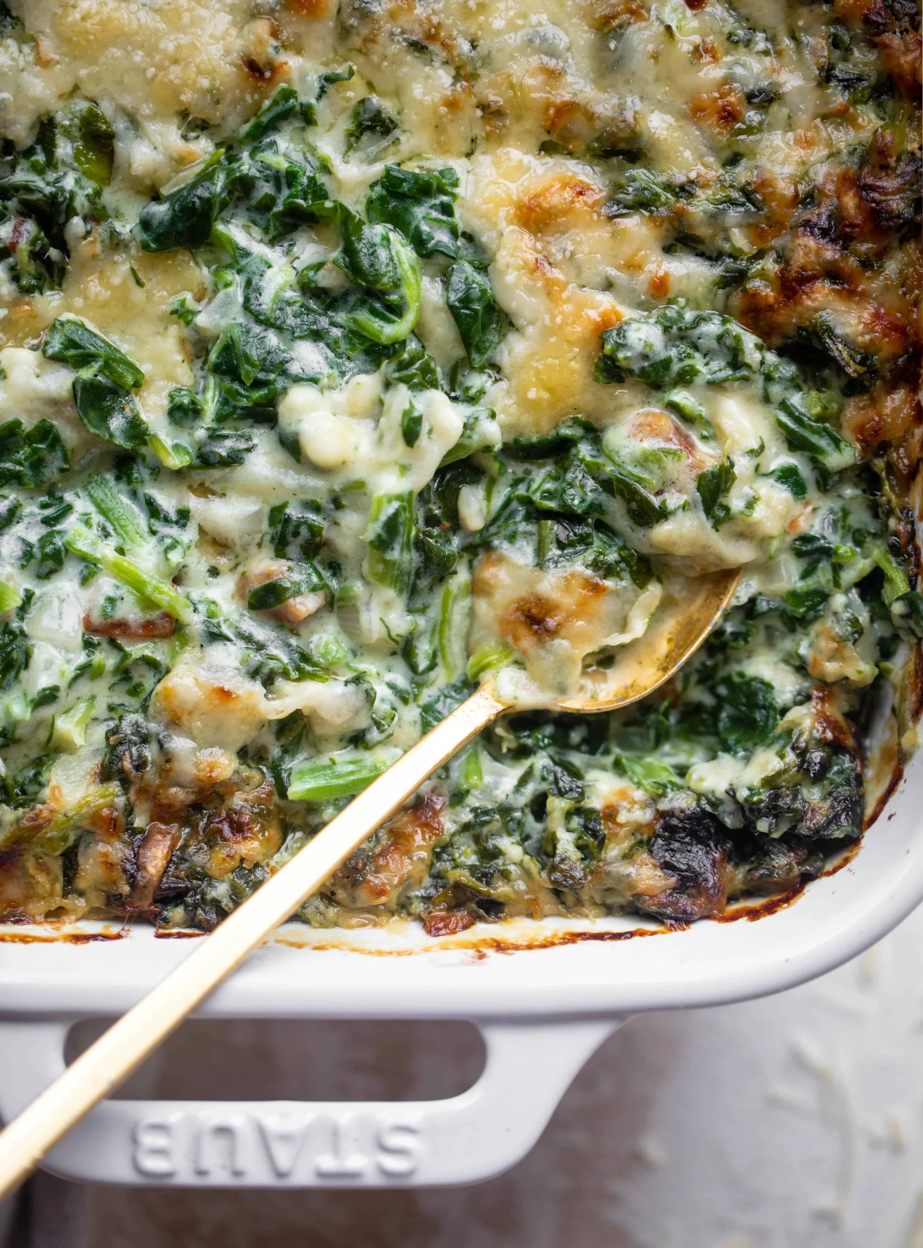 Deborah Madison's Spinach Gratin