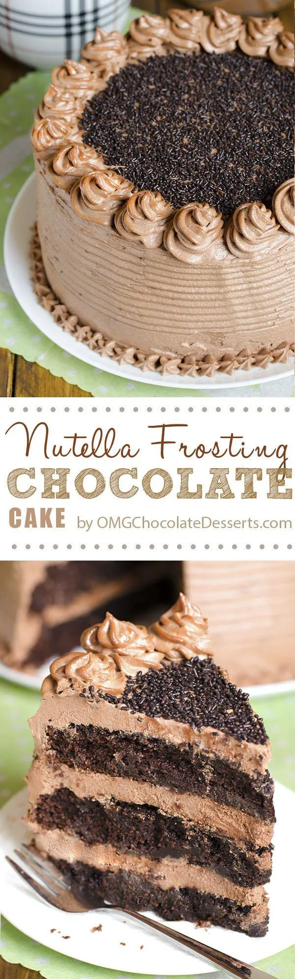 Decadent Nutella Chocolate Cake