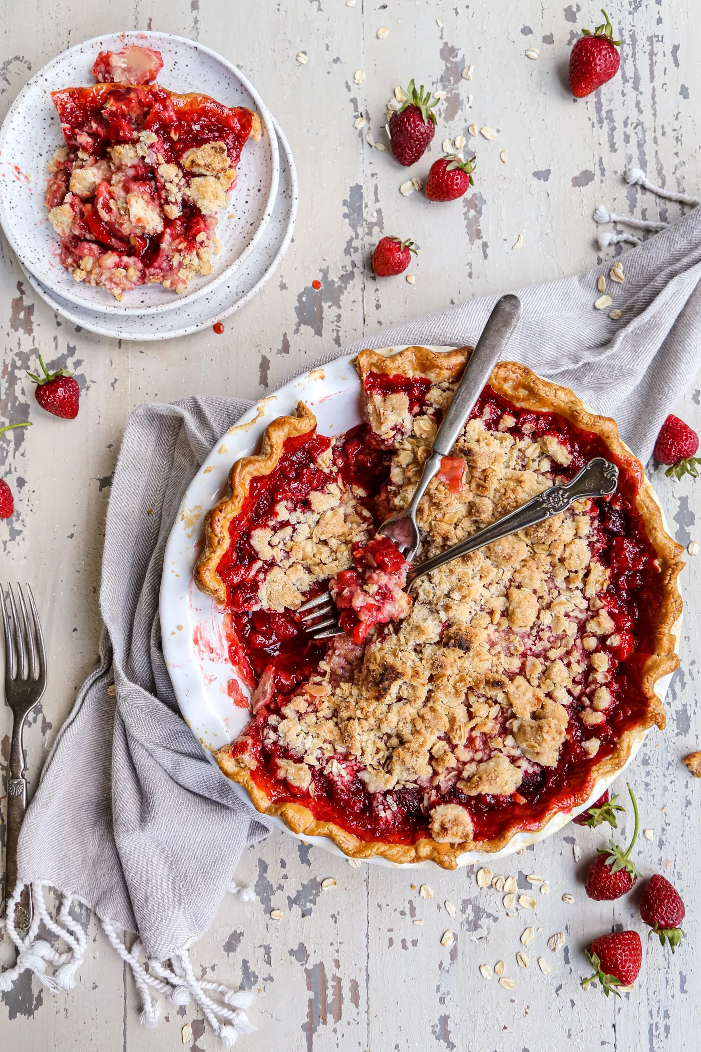 Deep Dish Strawberry Pie