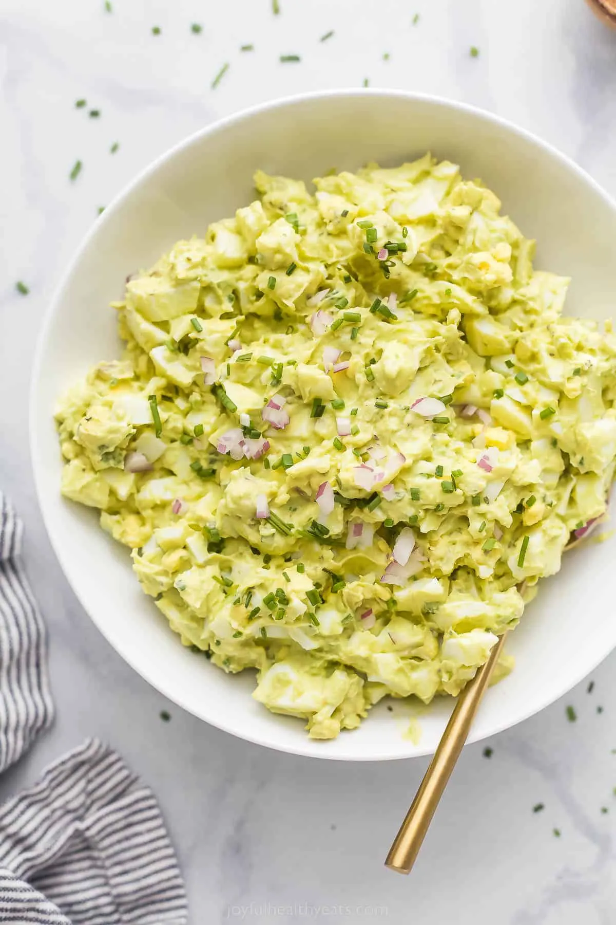 Deli Style Smashed Egg Salad