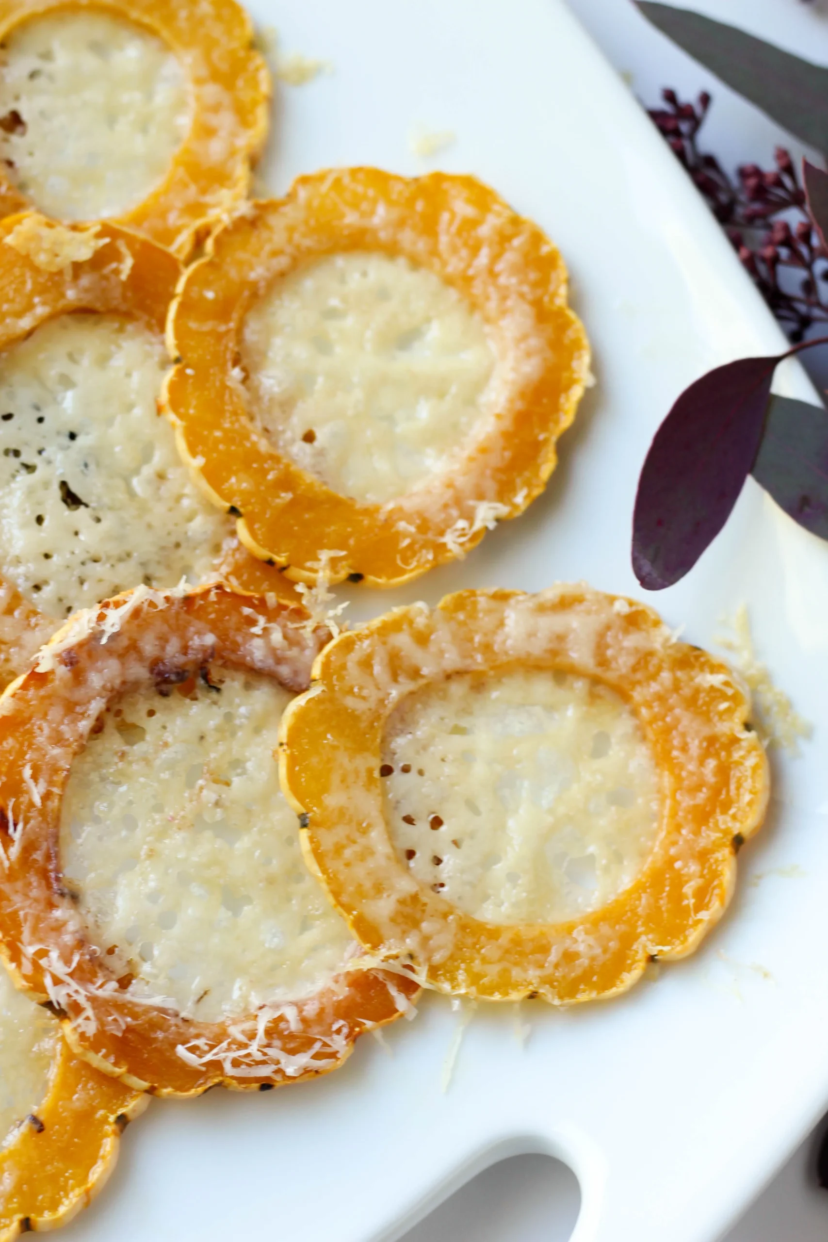 Delicata Squash Parmesan Frico