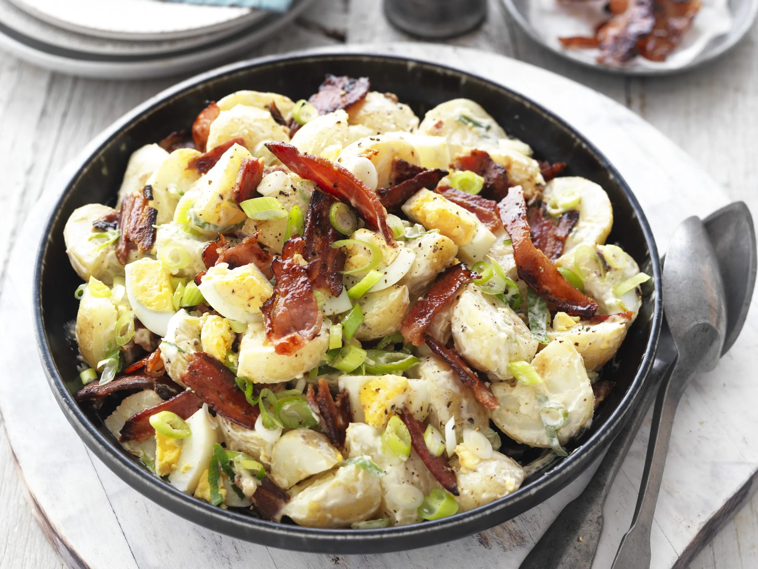 Delicious Crispy Bacon Potato Salad