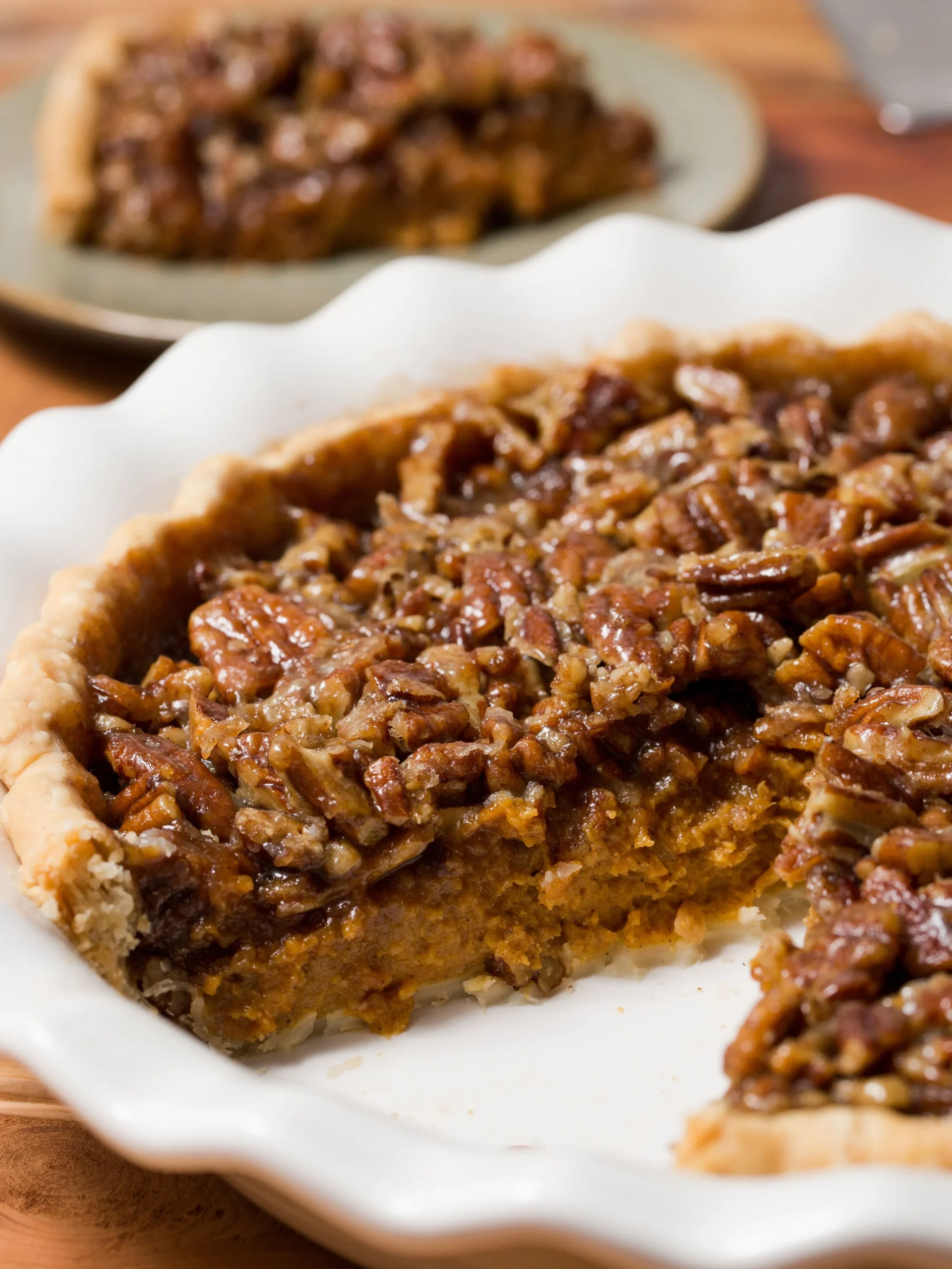 Dessert Pumpkin Pecan Pie