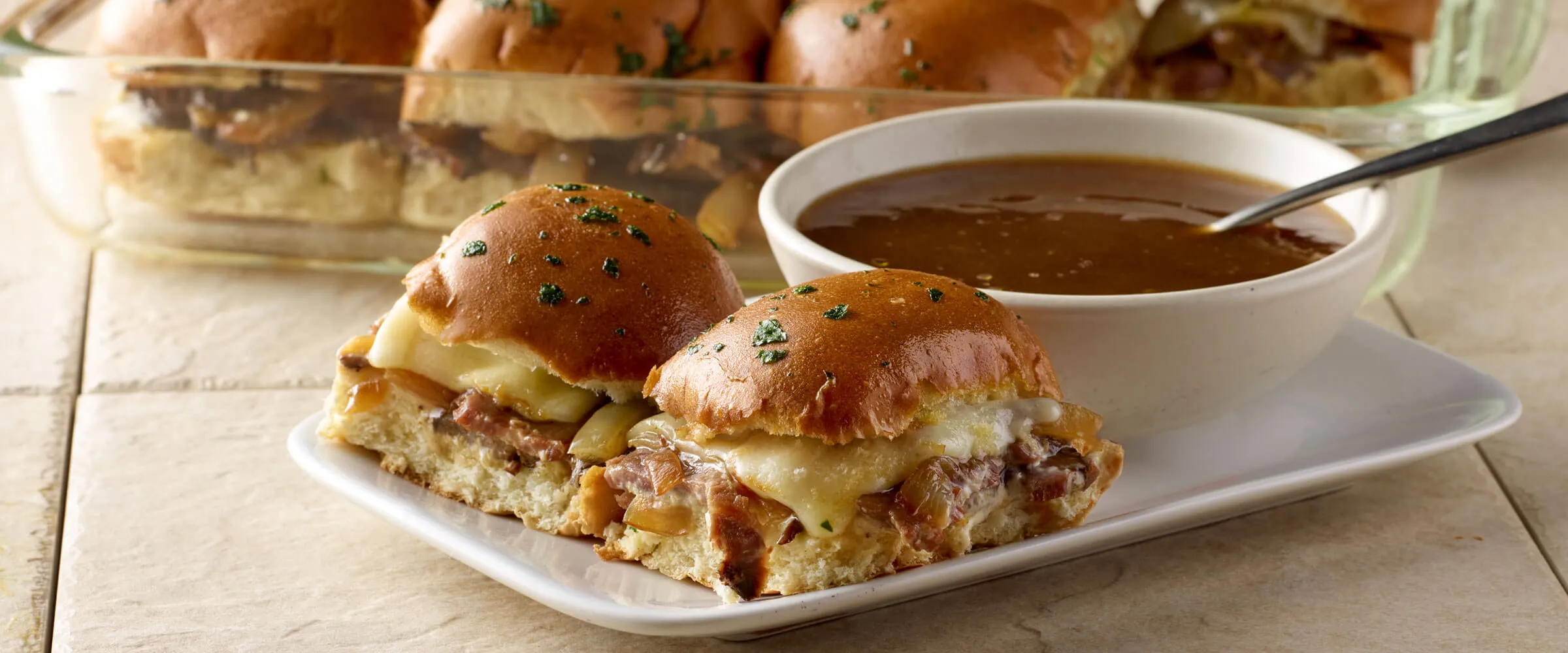 Dipping Roast Beef Sliders