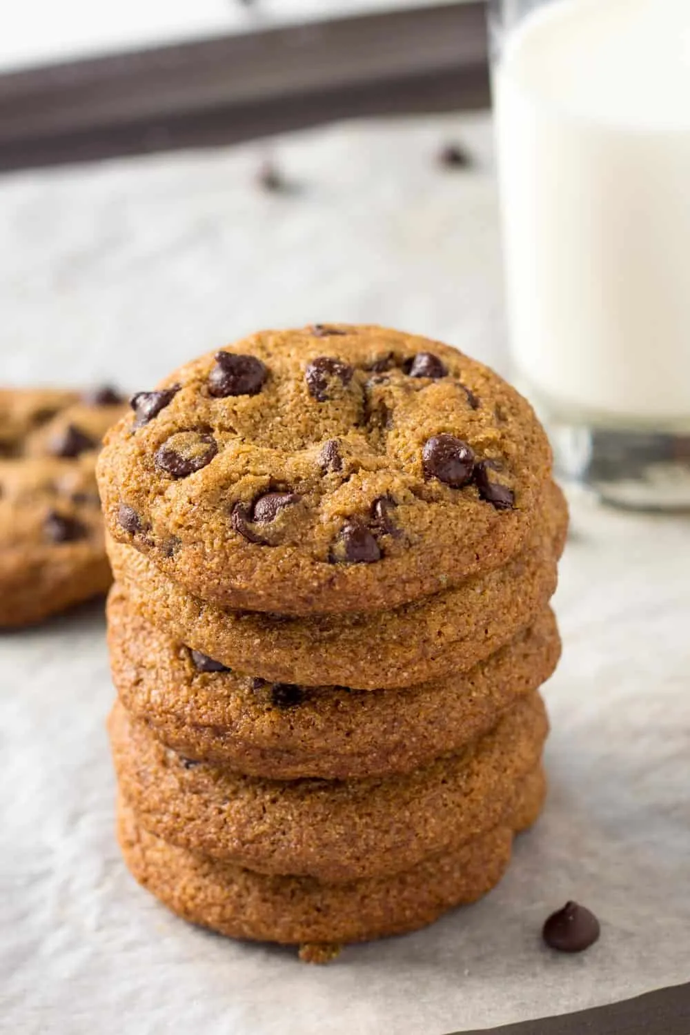 Double Chocolate Chip Cookies with Spelt Flour