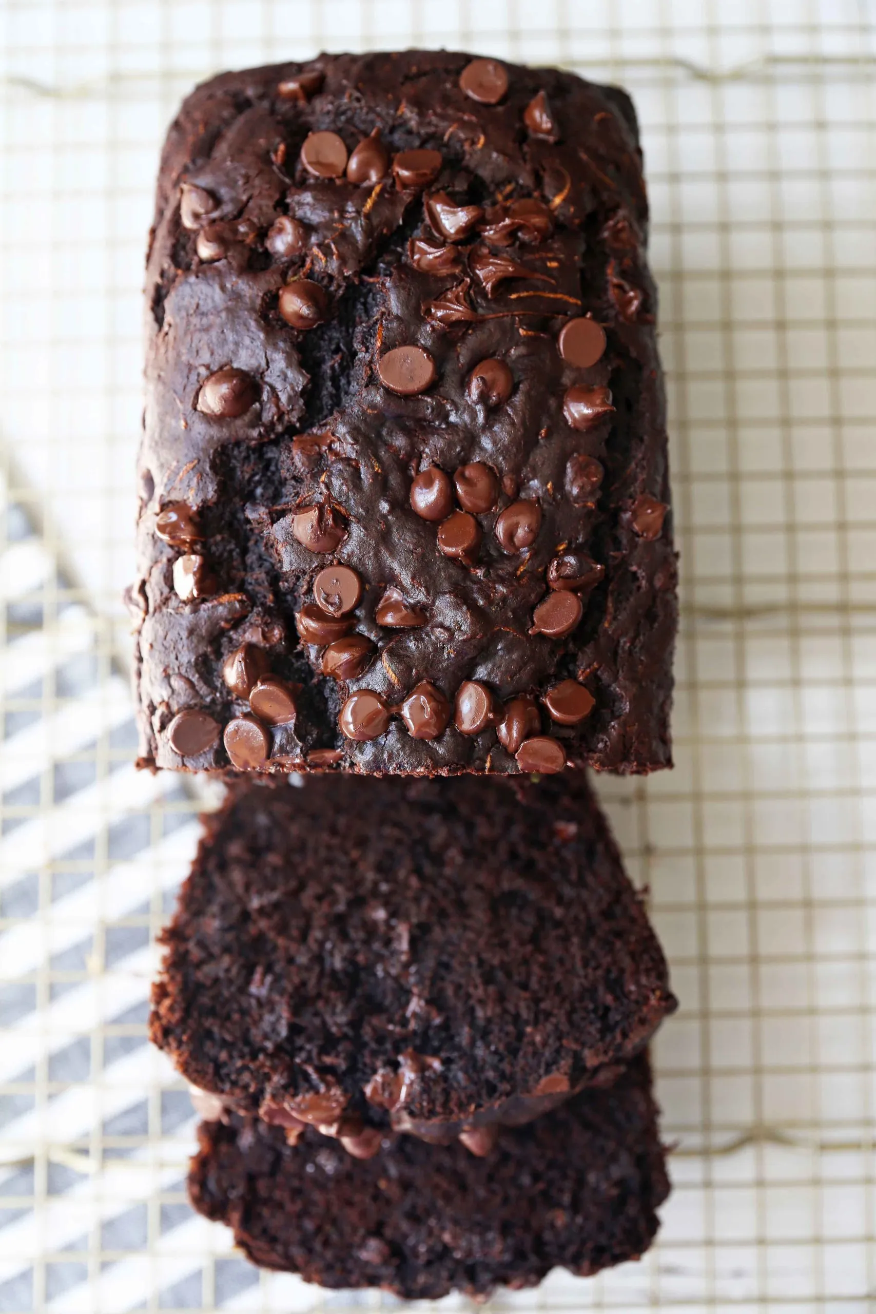 Double Chocolate Date Zucchini Bread