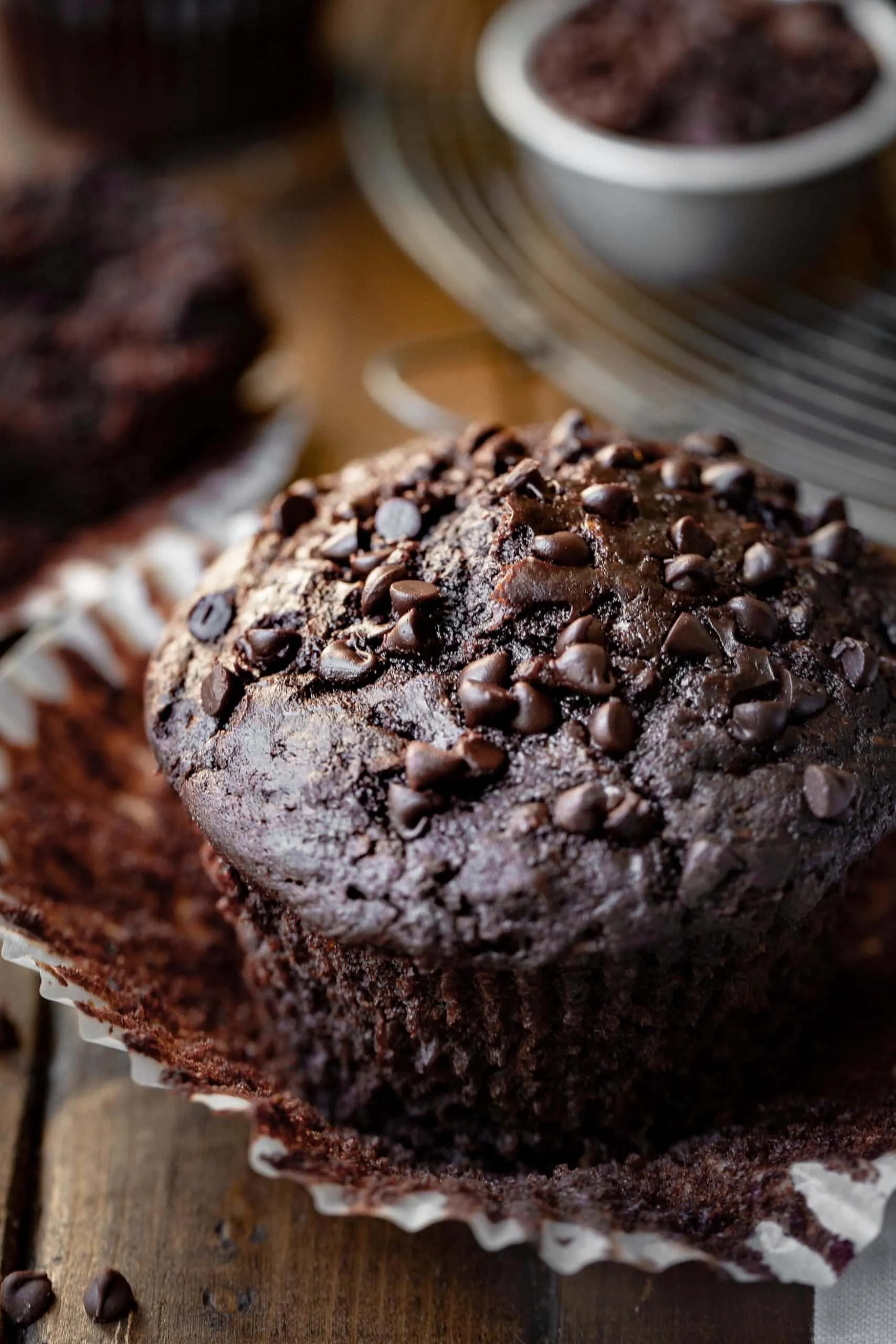 Double Chocolate Zucchini Muffin Bread