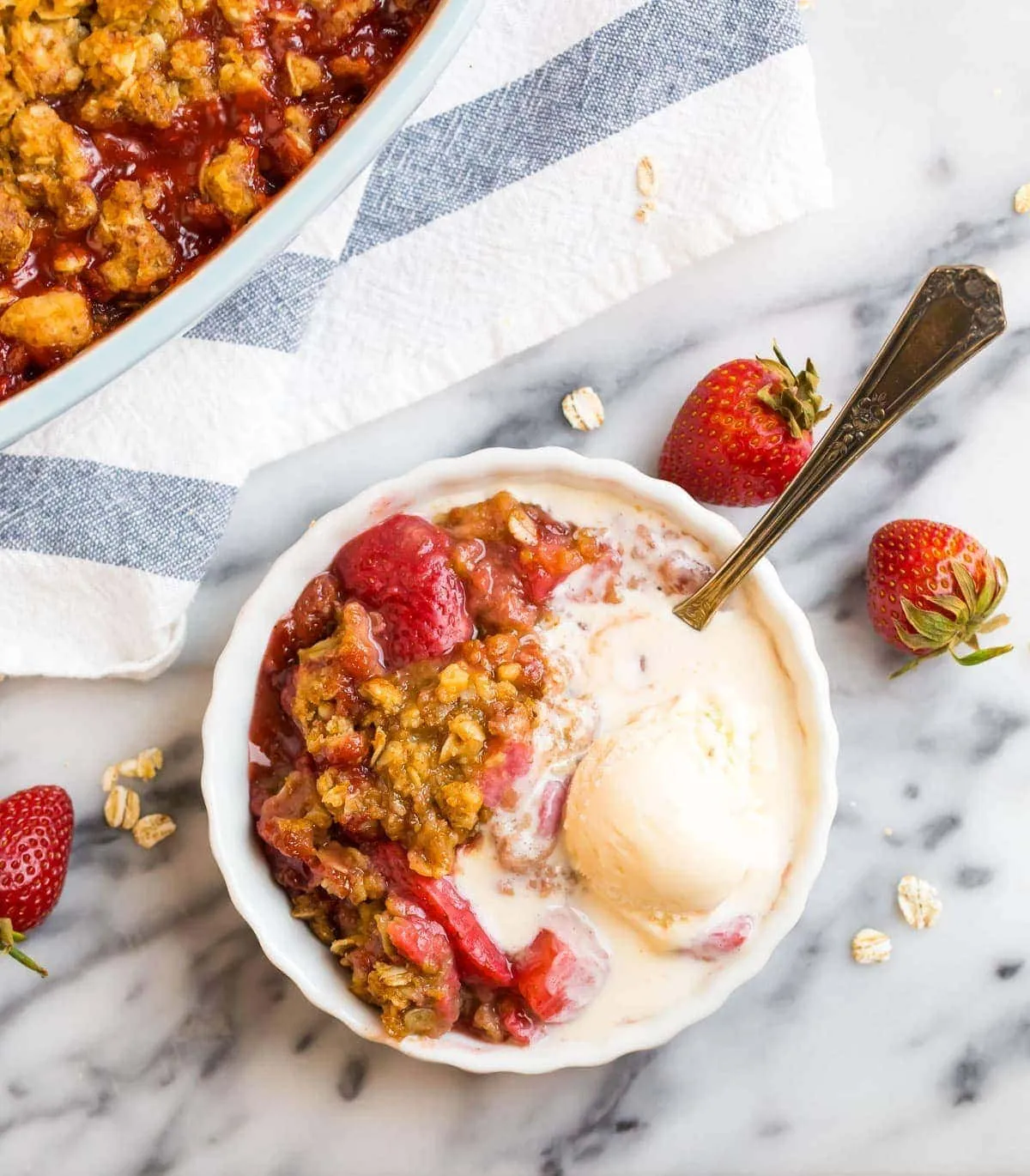 Double Layer Strawberry Crisp