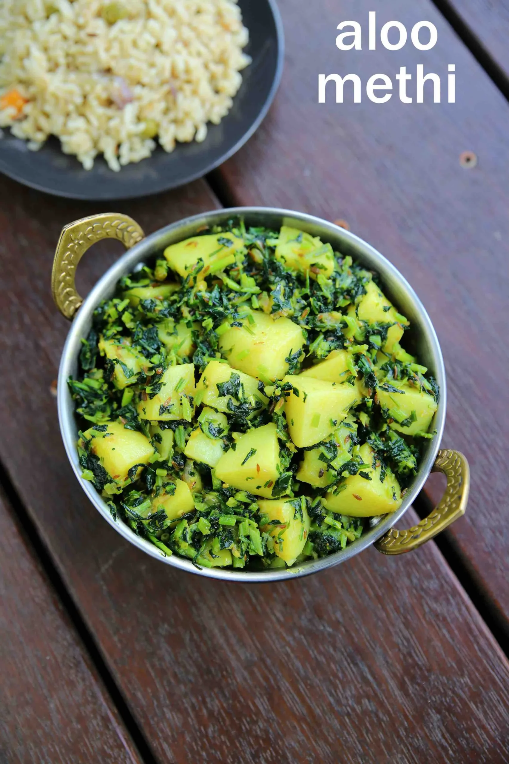 Dry Aloo Methi Curry