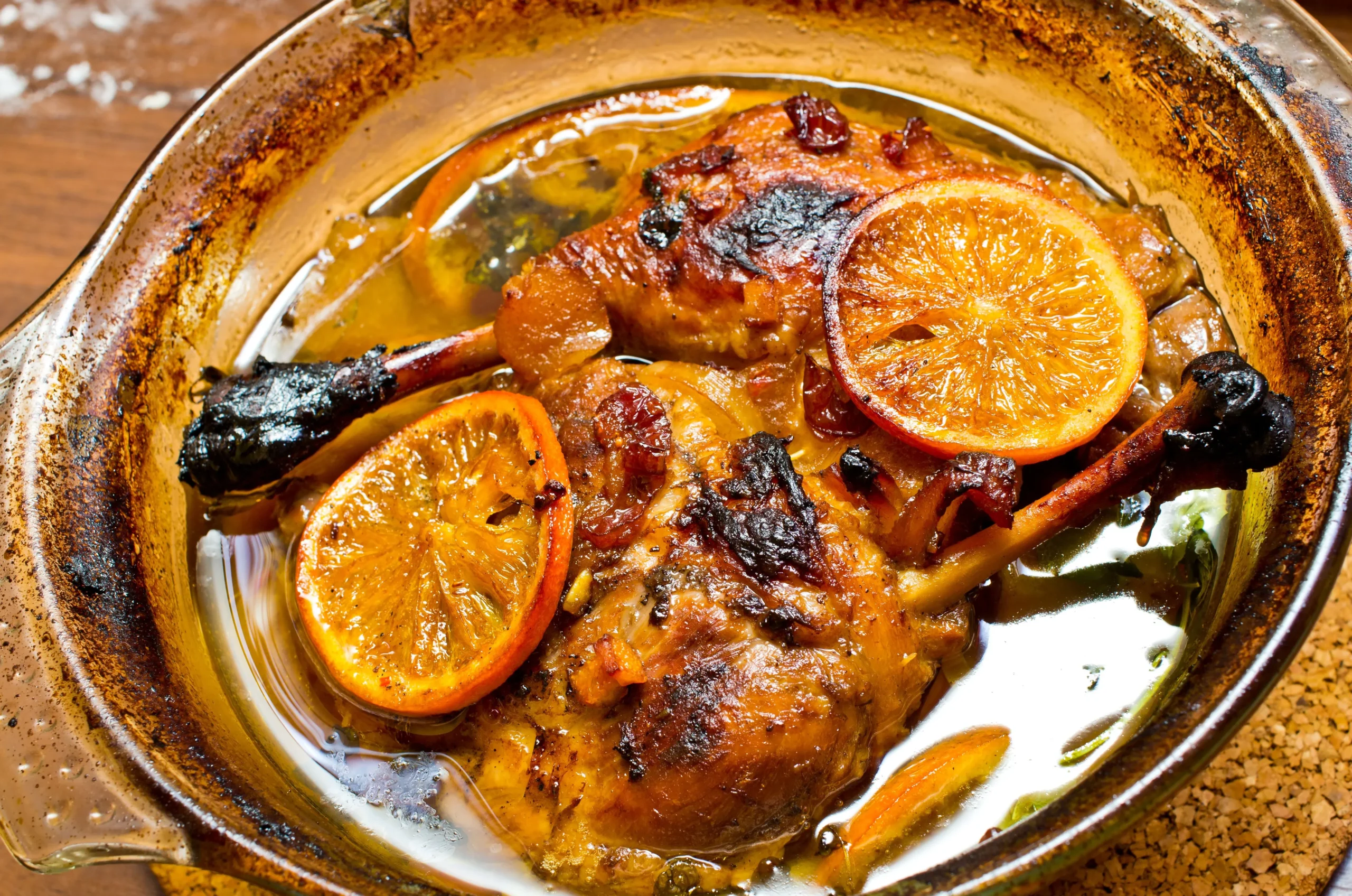 Duckling with Orange Sauce