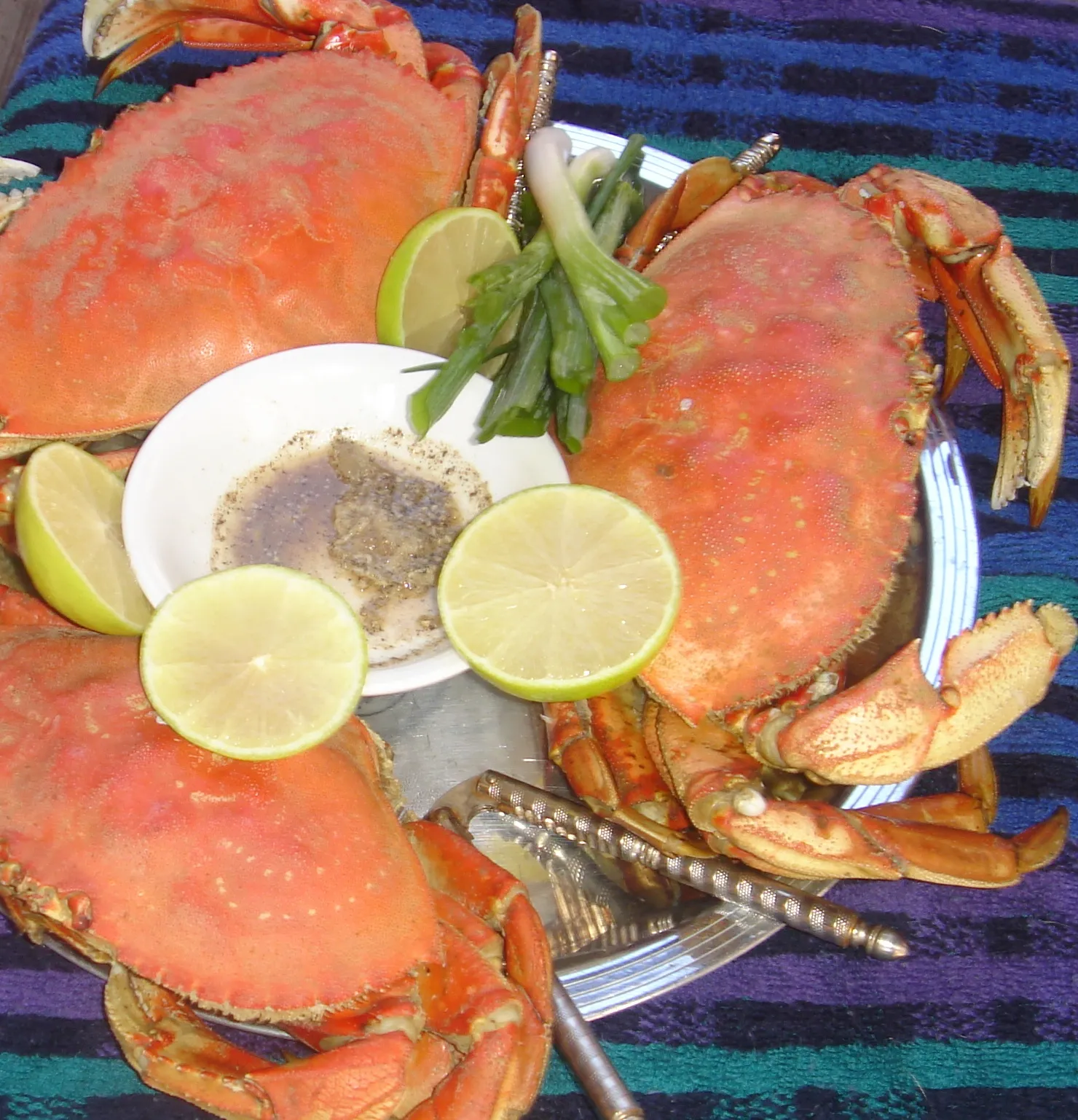 Dungeness Crab in Beer Broth with Garlic and Chile Cua Hap Bia