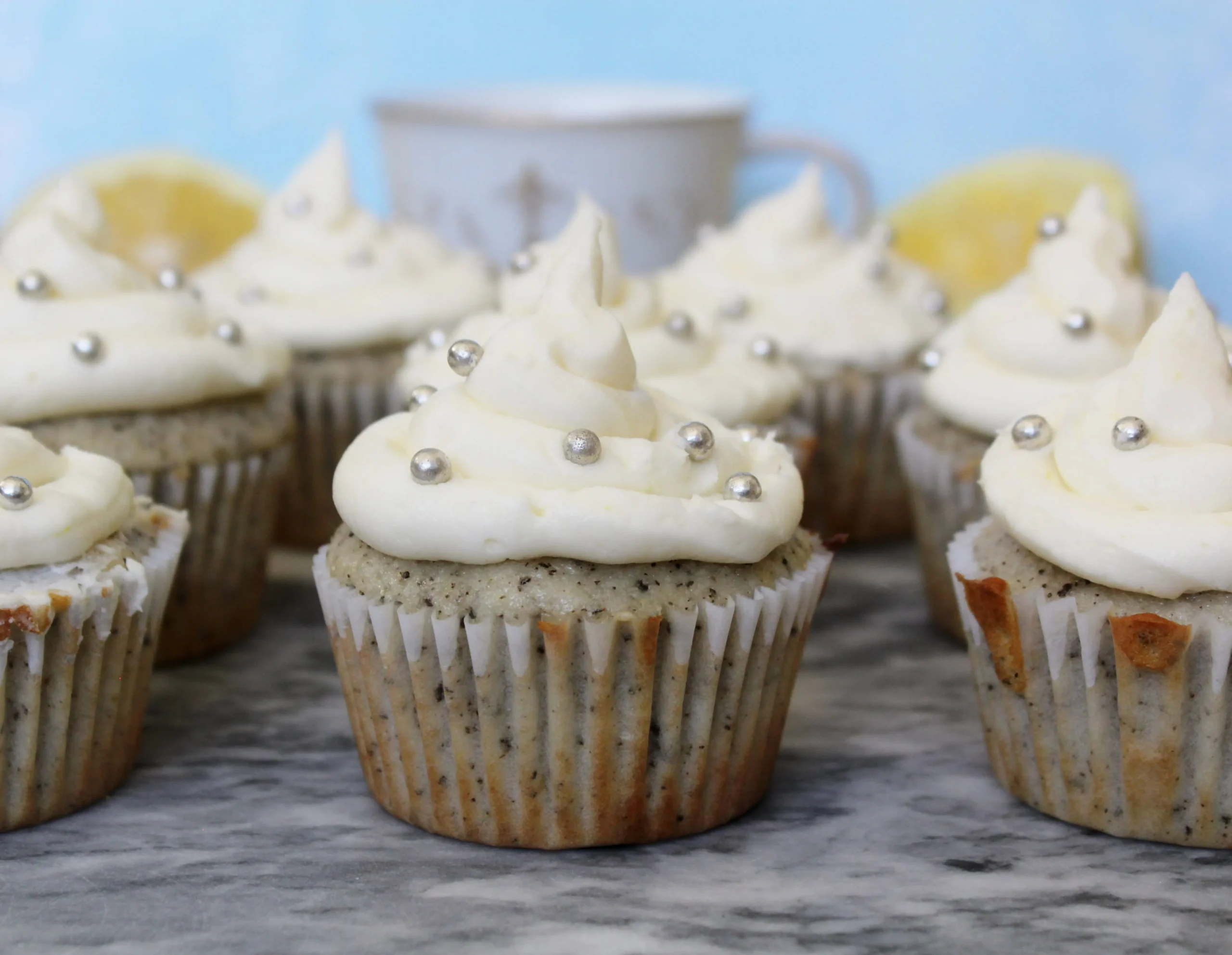 Earl Grey Cupcakes with Lemon