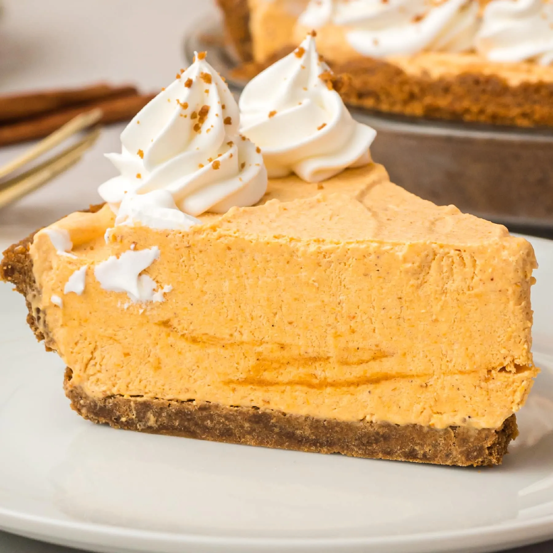 Easiest No Bake Pumpkin Pie