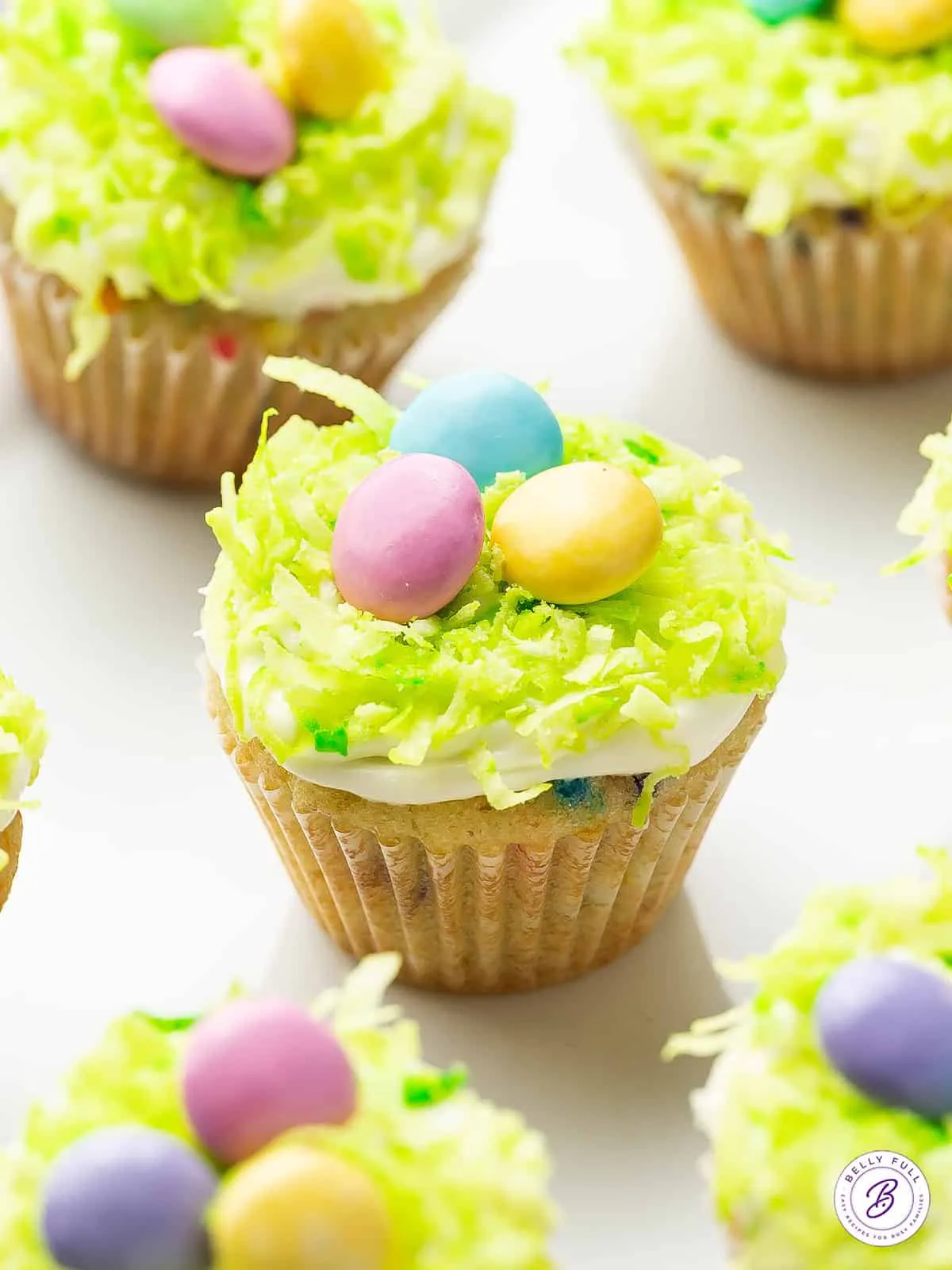 Easter Cupcakes Funfetti Surprise