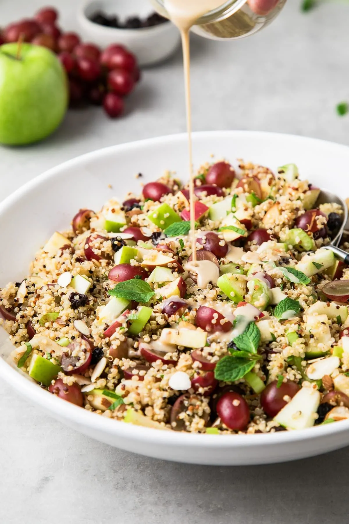 Easy Almond Apple Quinoa Salad