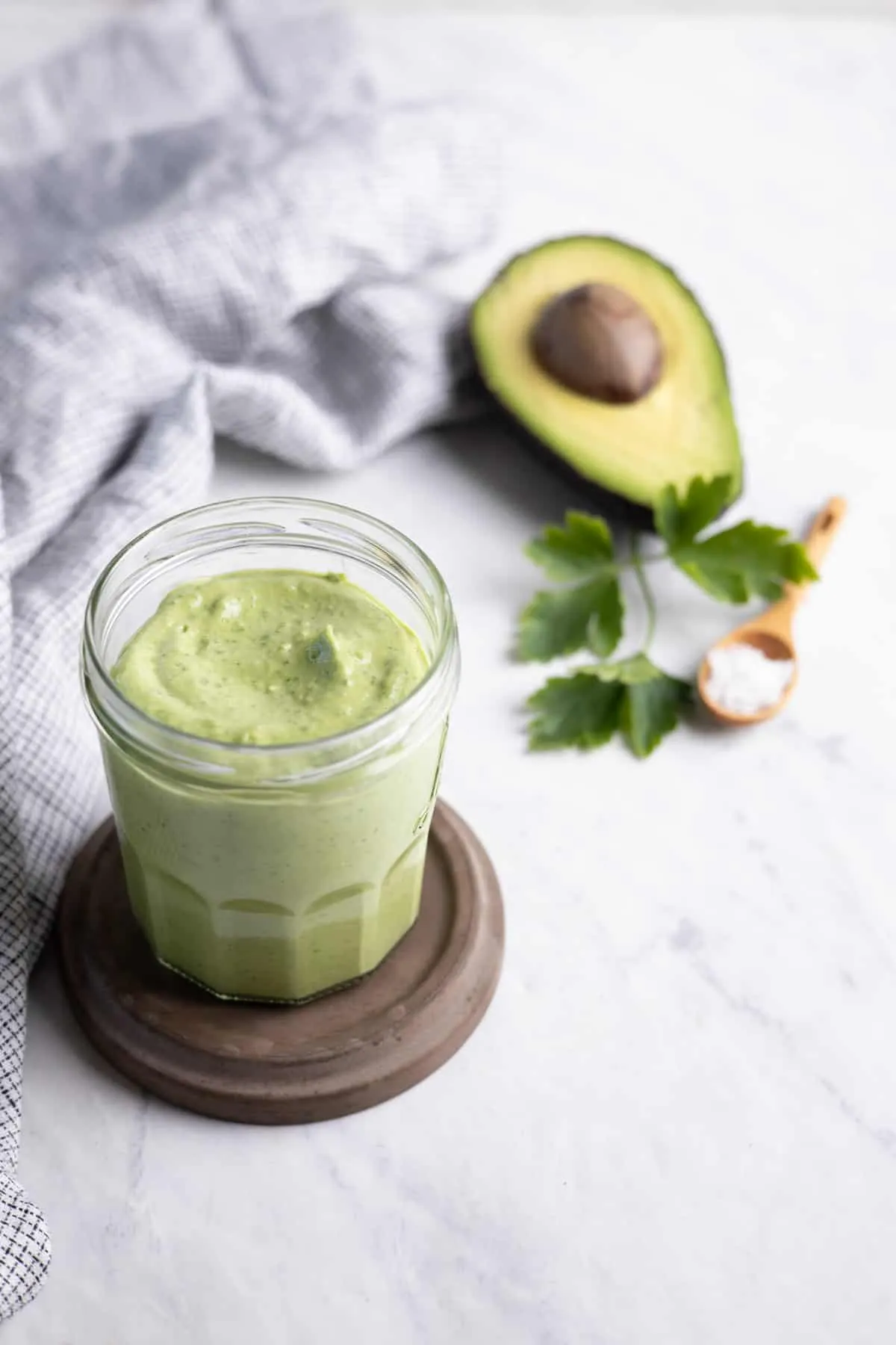 Easy Avocado Tahini Dressing