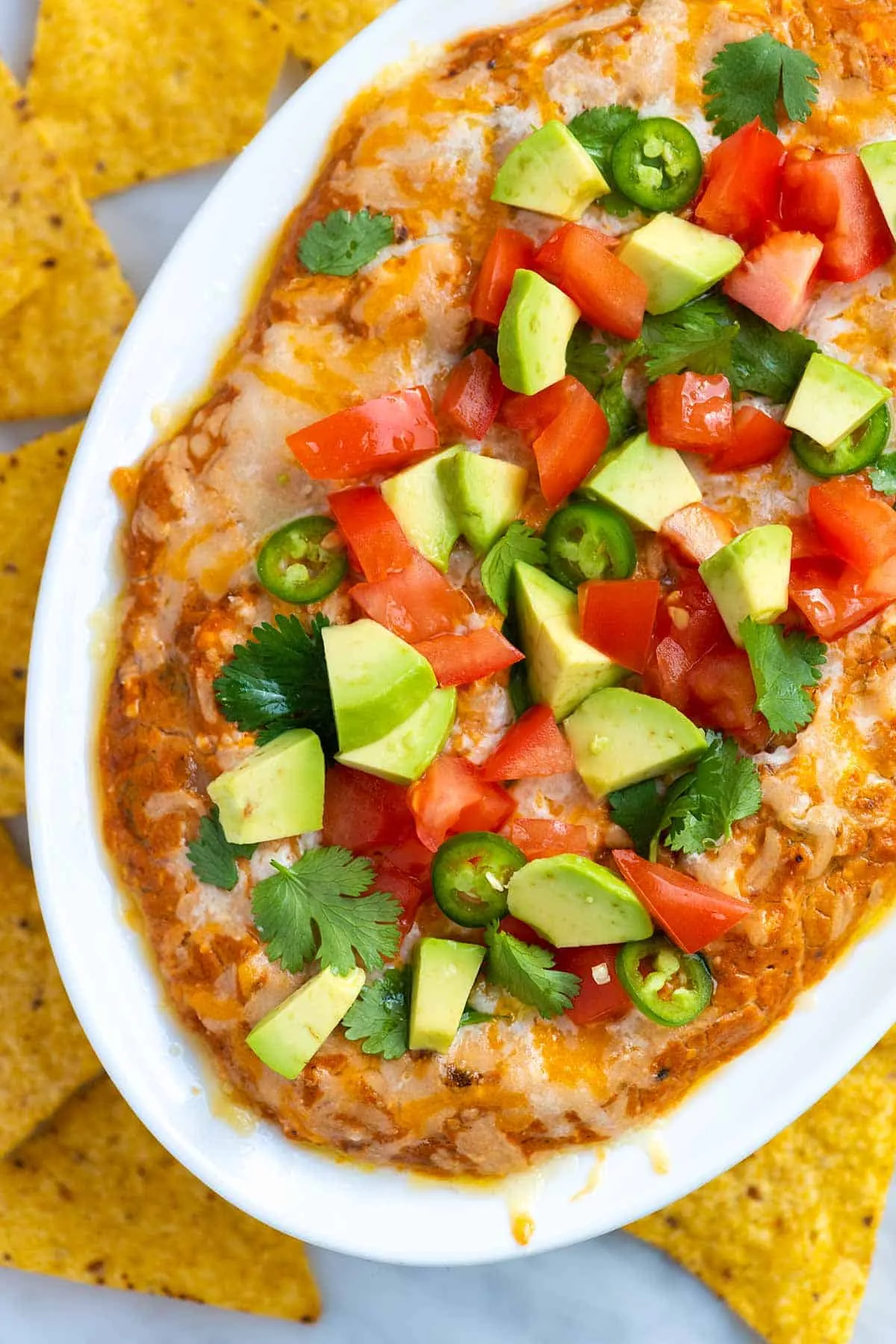 Easy Cheesy Salsa Bean Dip