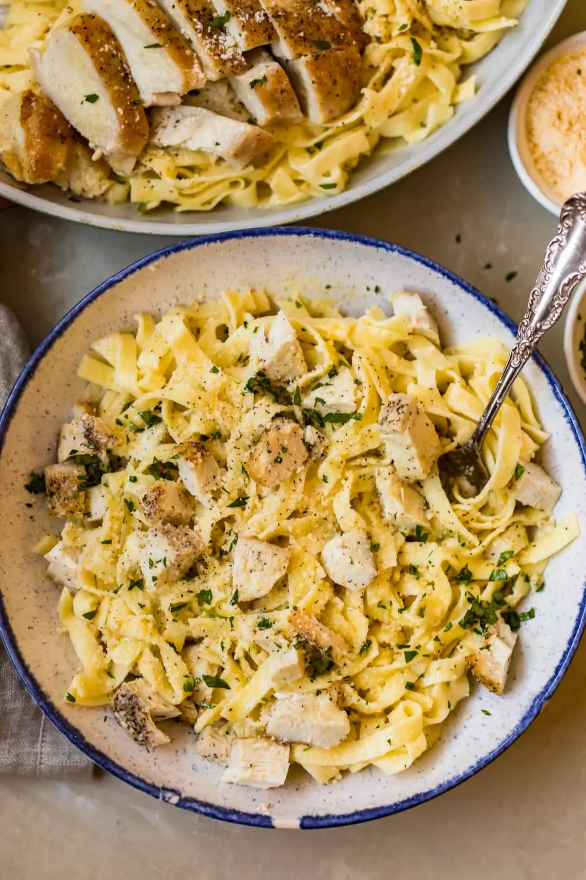 Easy Chicken Alfredo No Cream