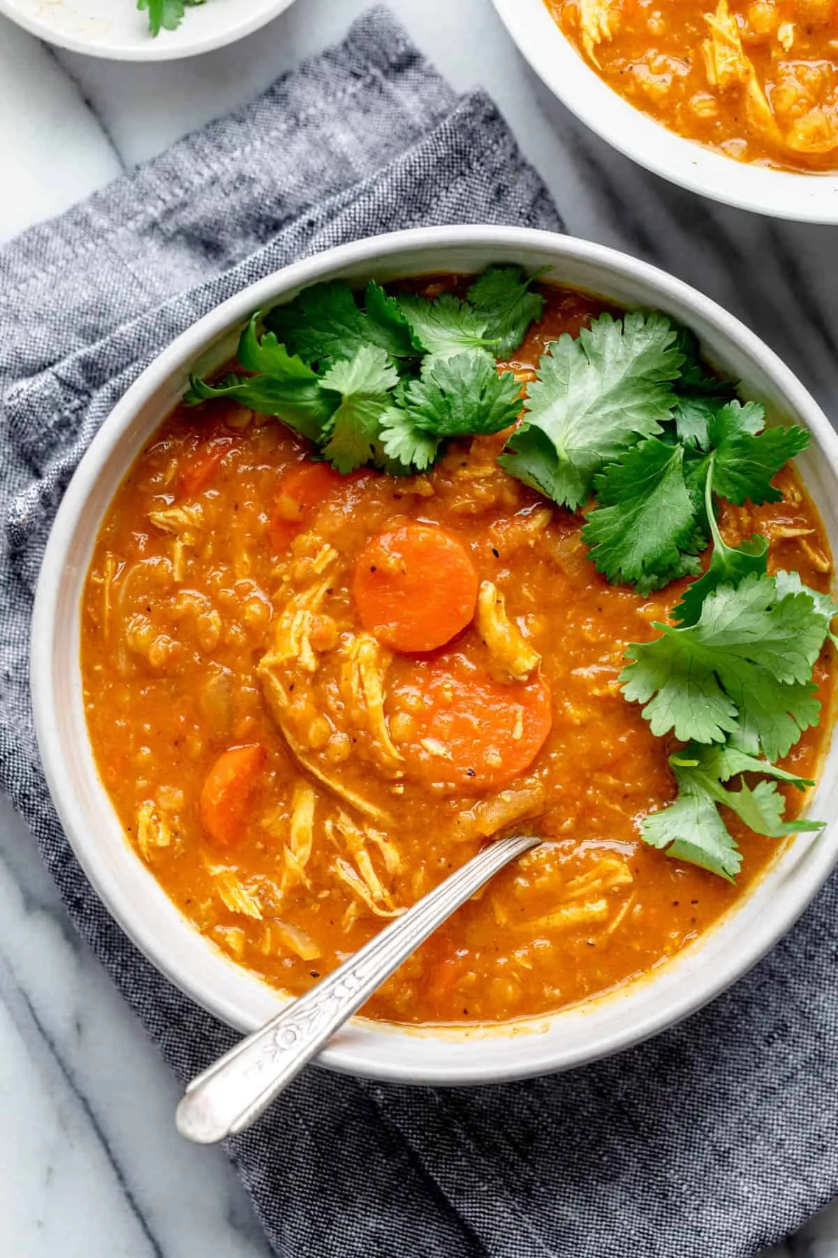 Easy Chicken and Red Lentils