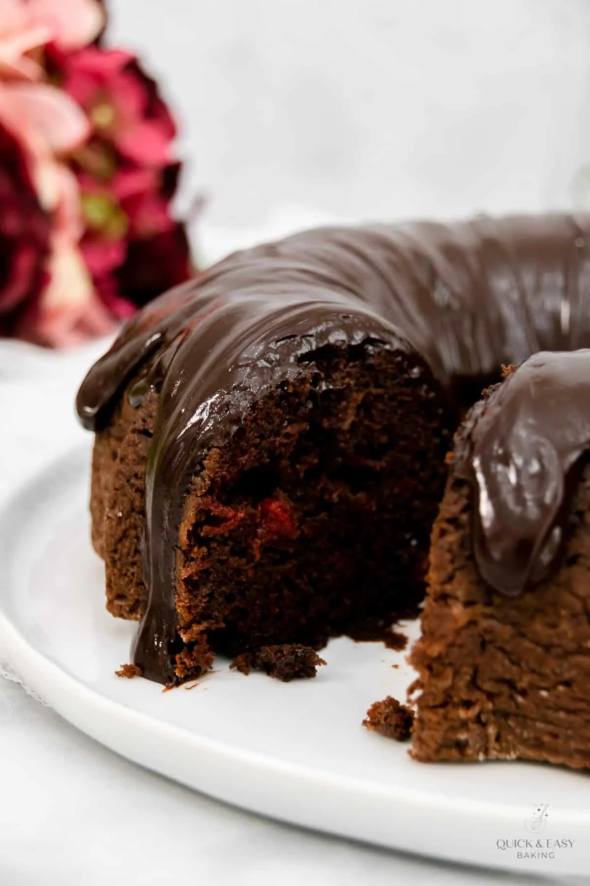 Easy Chocolate Cherry Cake