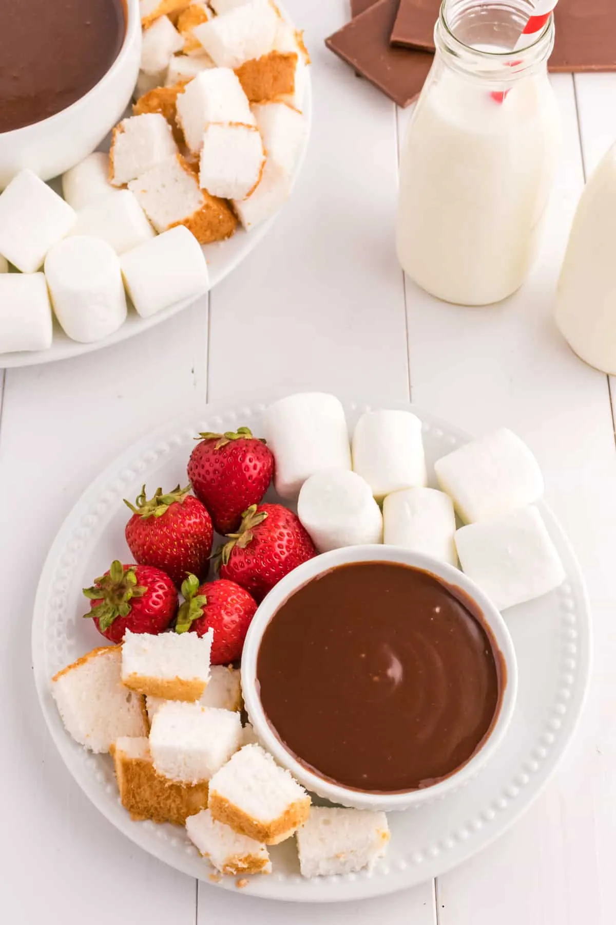 Easy Chocolate Fondue for Two