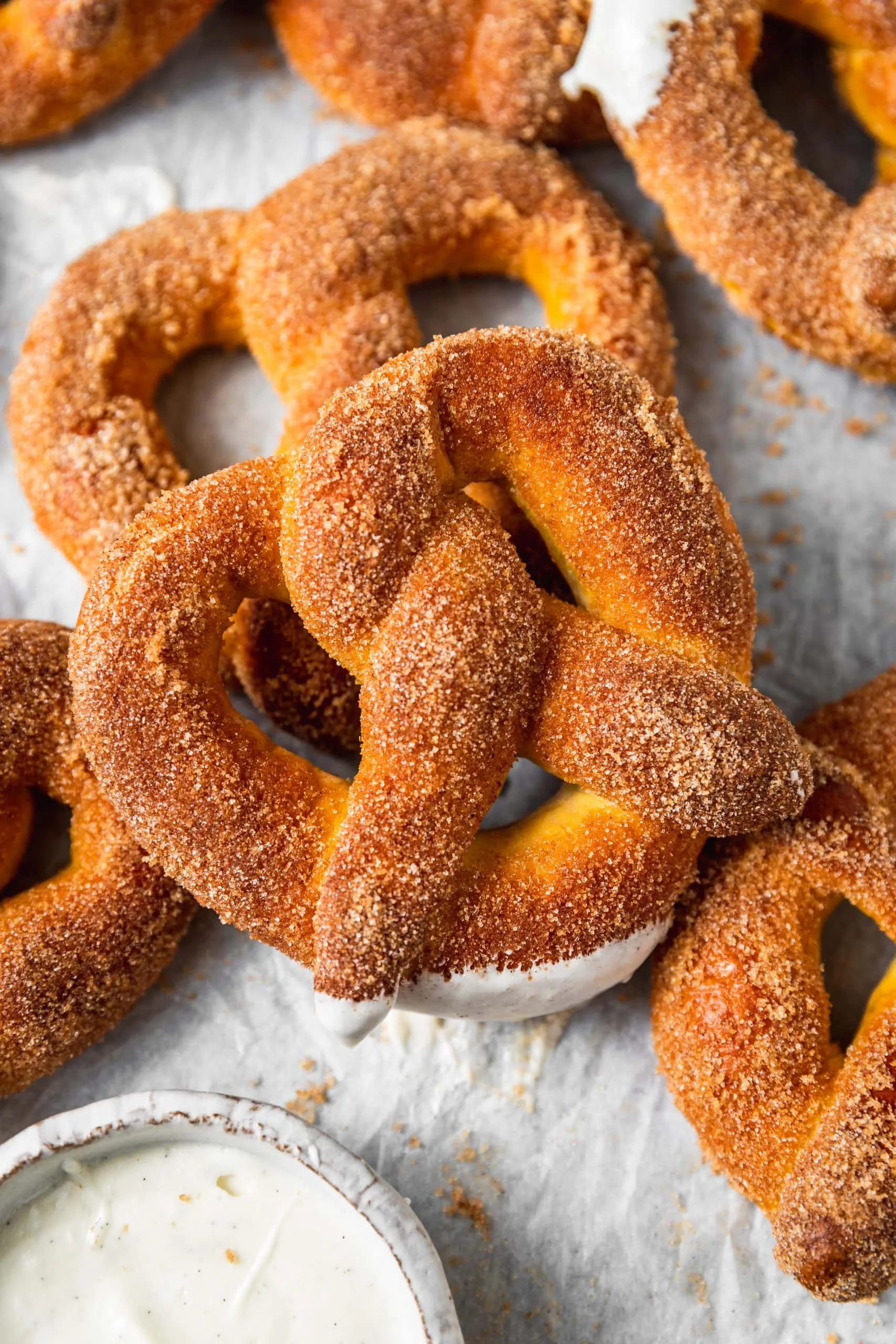Easy Cinnamon Sugar Pretzels