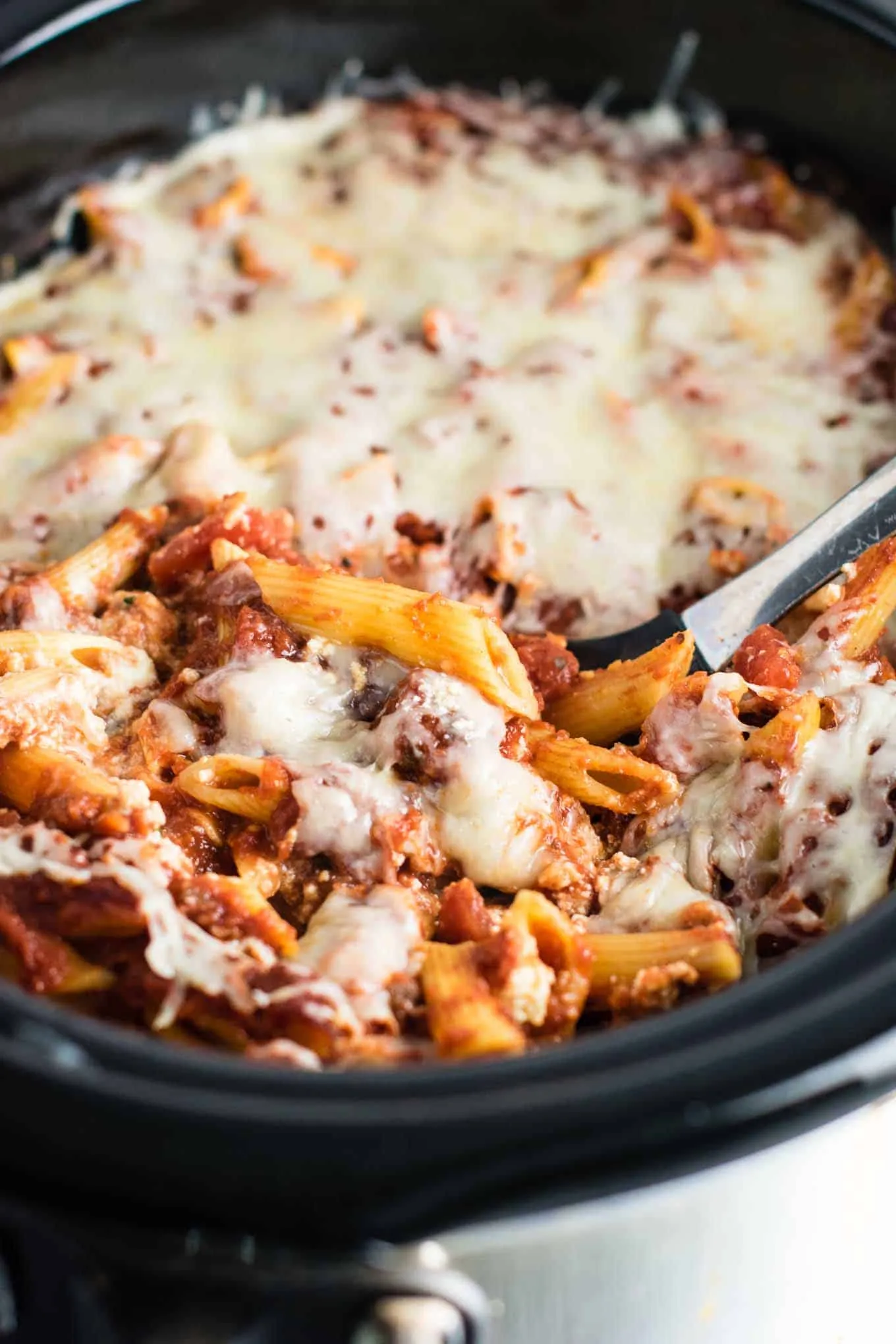 Easy Crockpot Baked Ziti