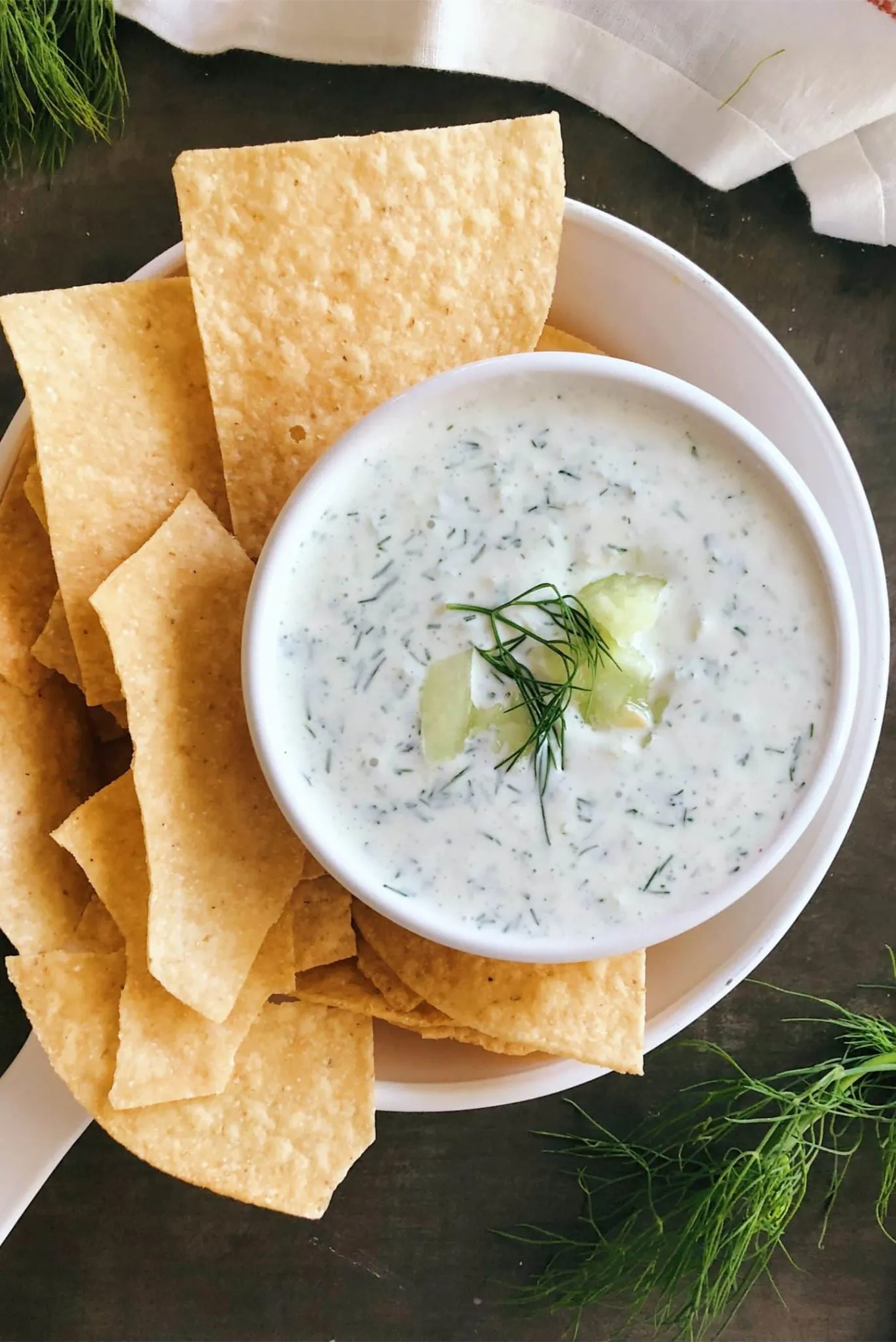 Easy Cucumber Dill Dip
