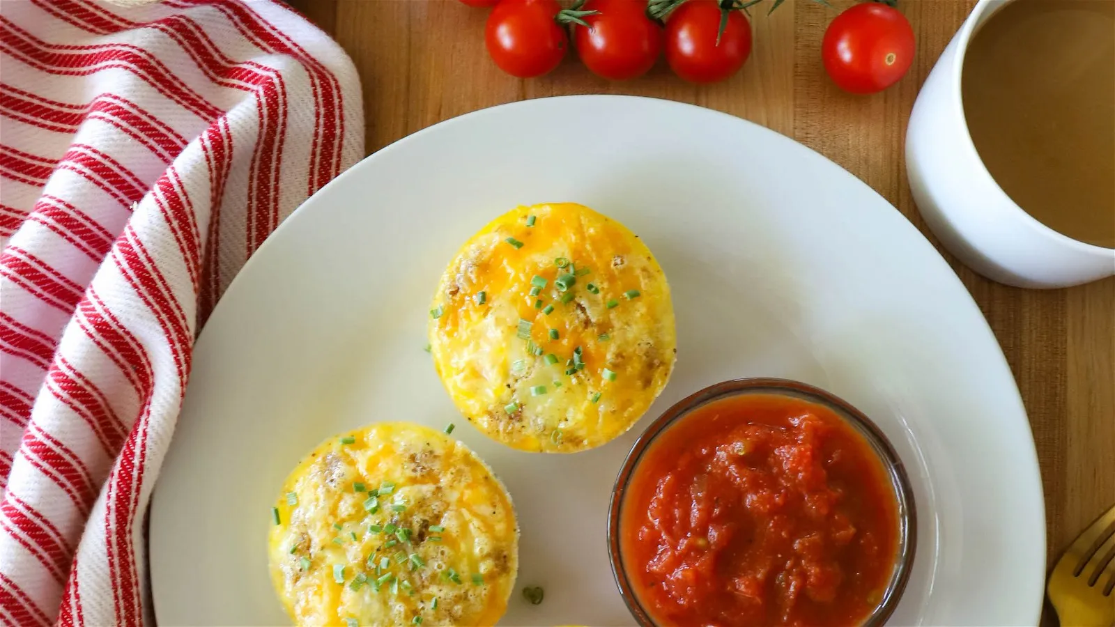 Easy Egg Bites with Sausage and Cheese