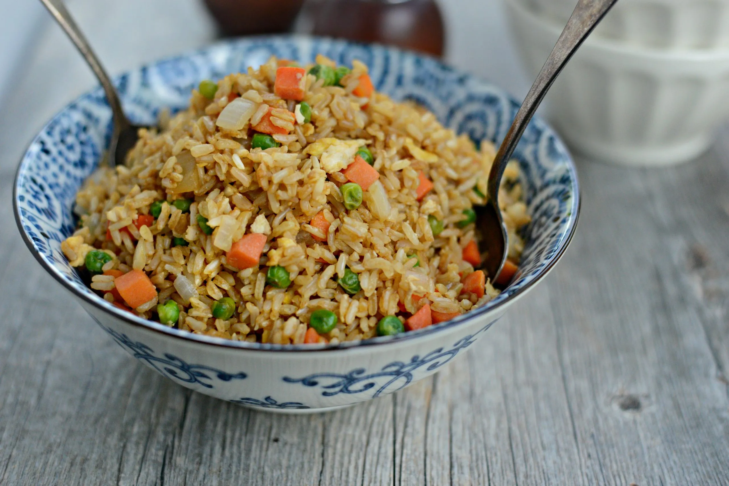 Easy Egg Fried Vegetable Rice
