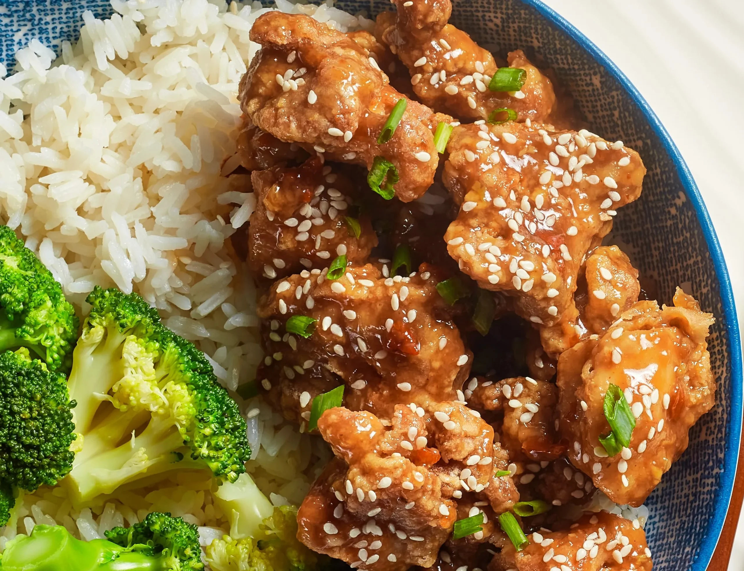 Easy General Tso Chicken for One