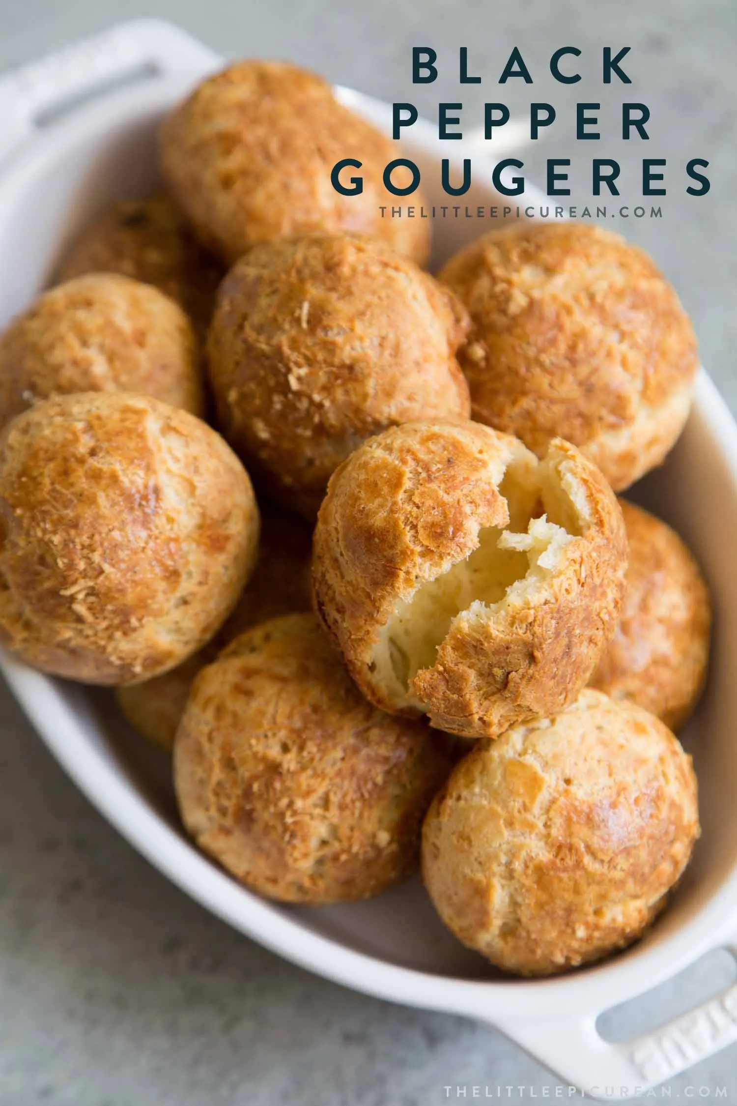 Easy Gruyere Black Pepper Gougeres