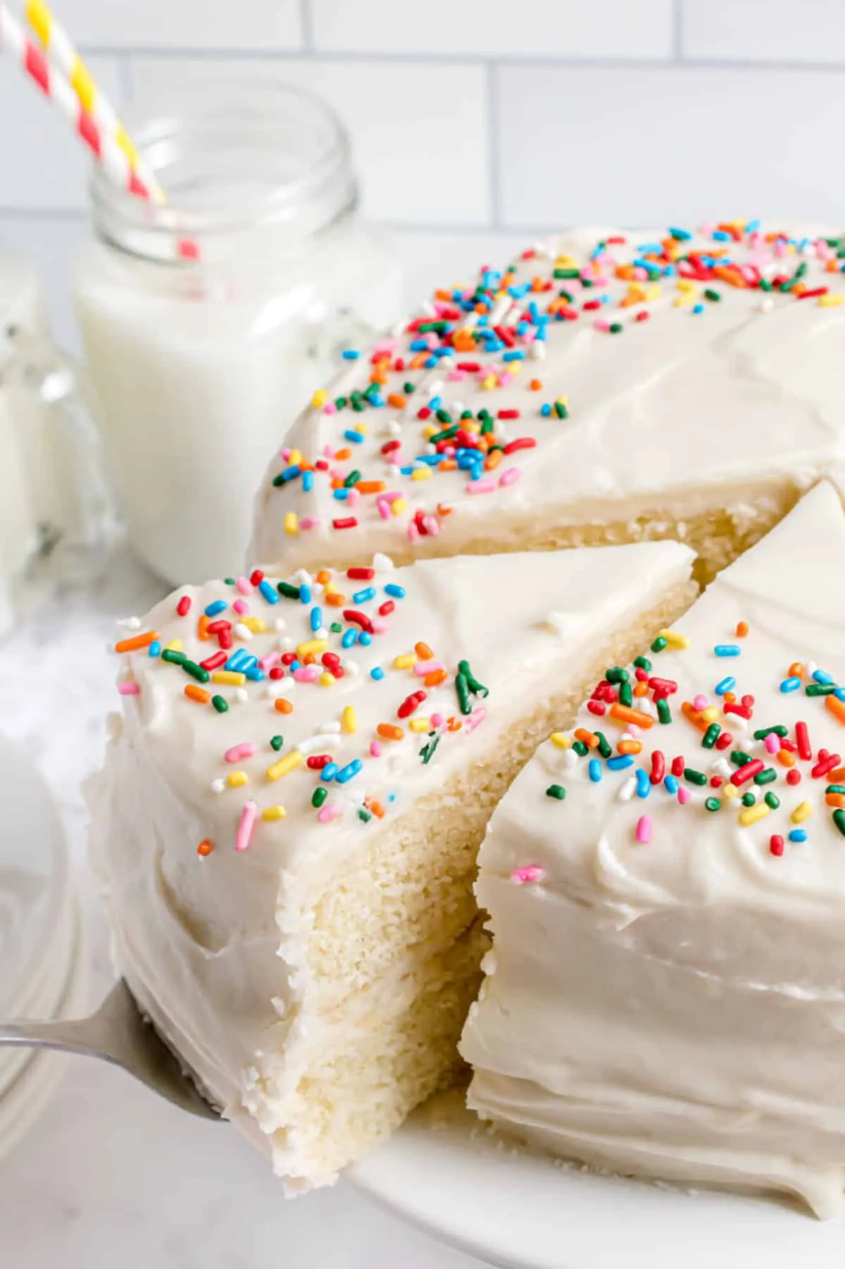 Easy Homemade Vanilla Cake
