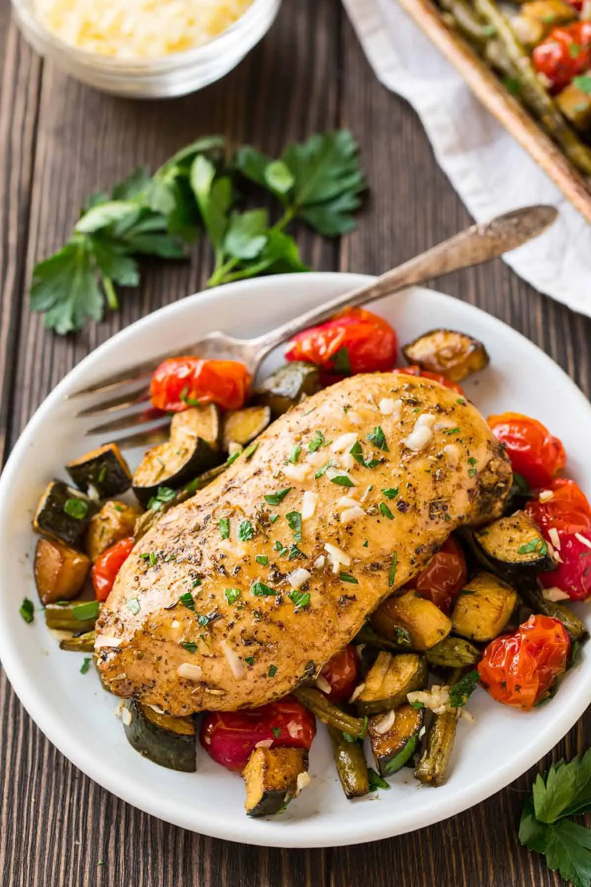 Easy Italian Baked Chicken